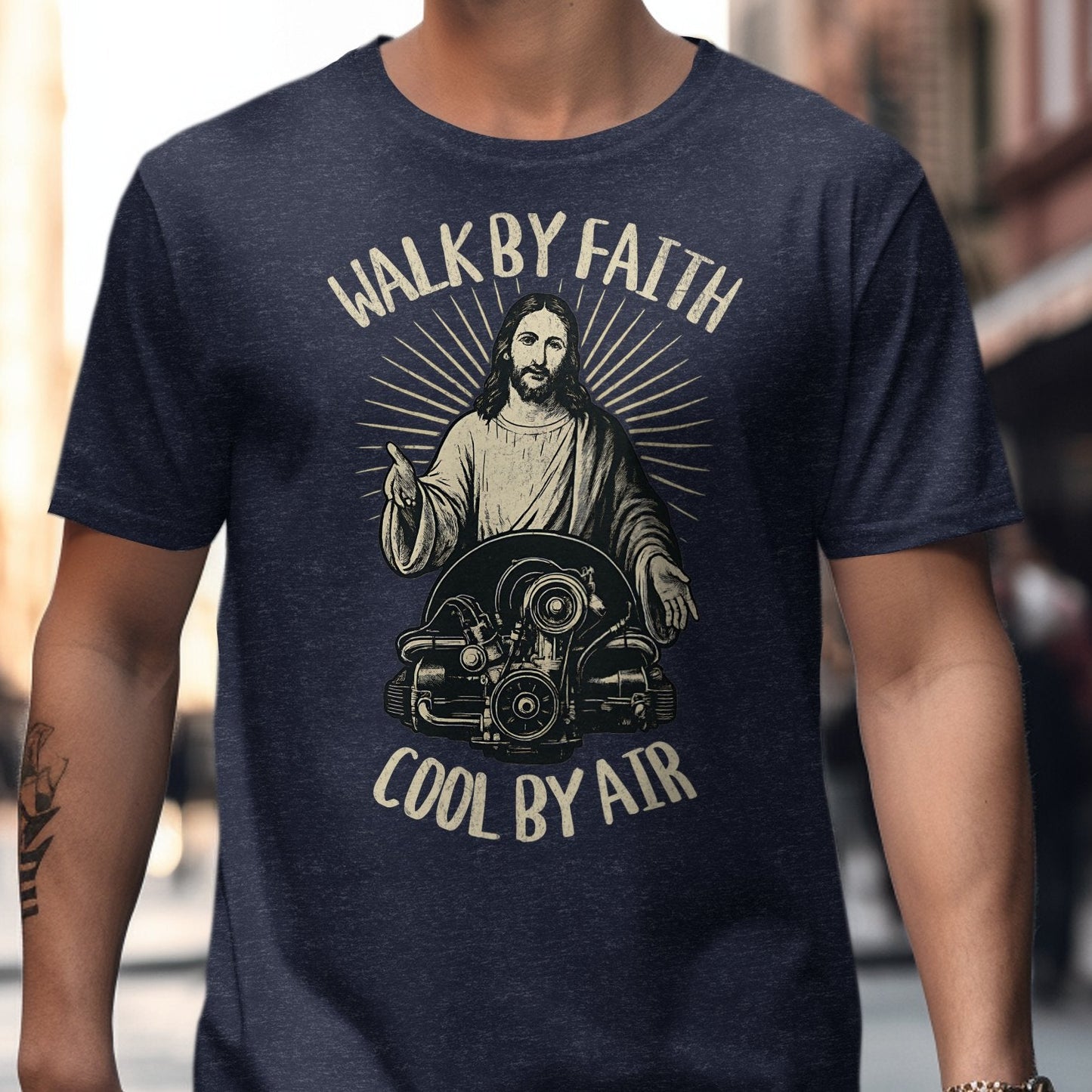 Walk by Faith Cool by Air Graphic T-shirt product