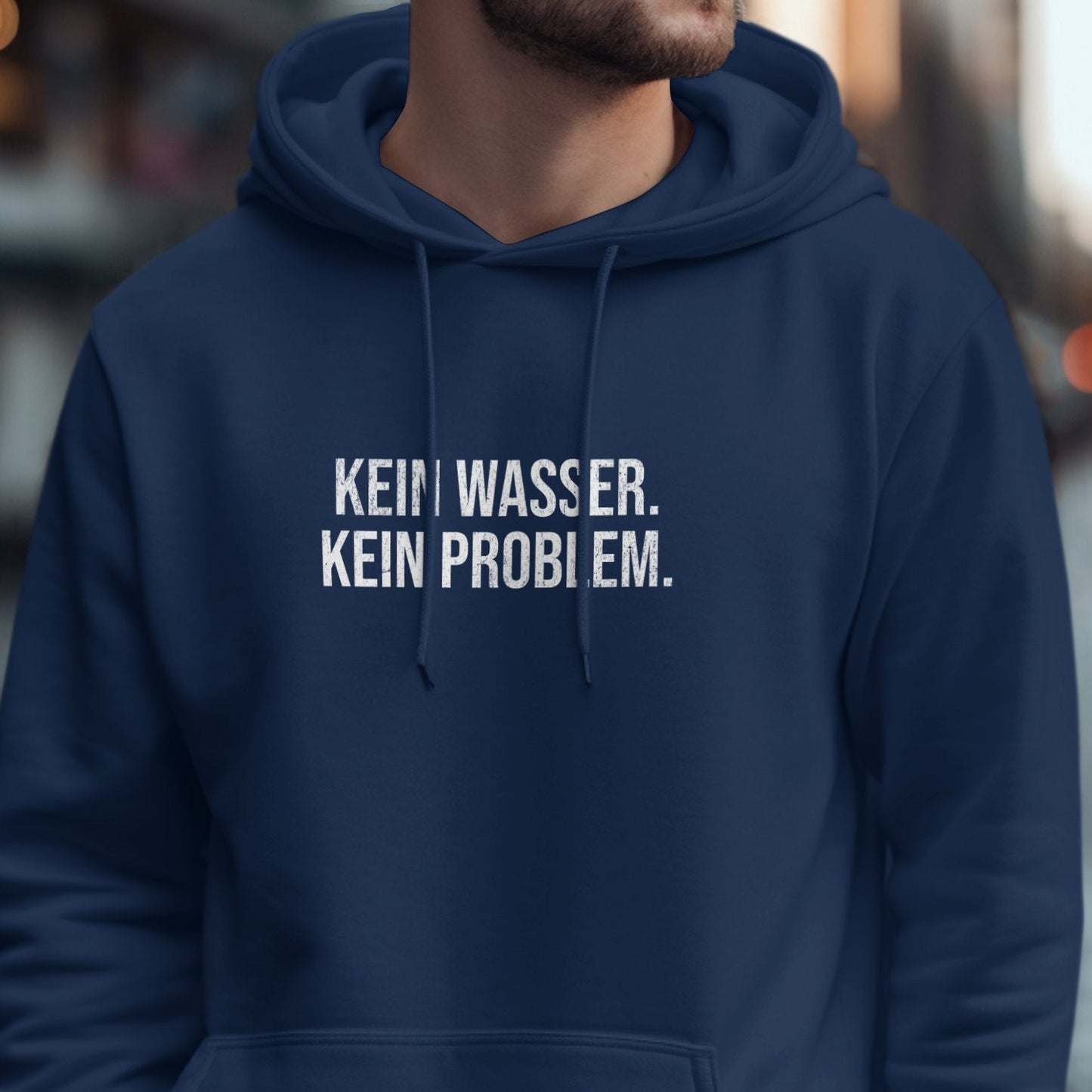 Kein Wasser Kein Problem Printed Hoodie product