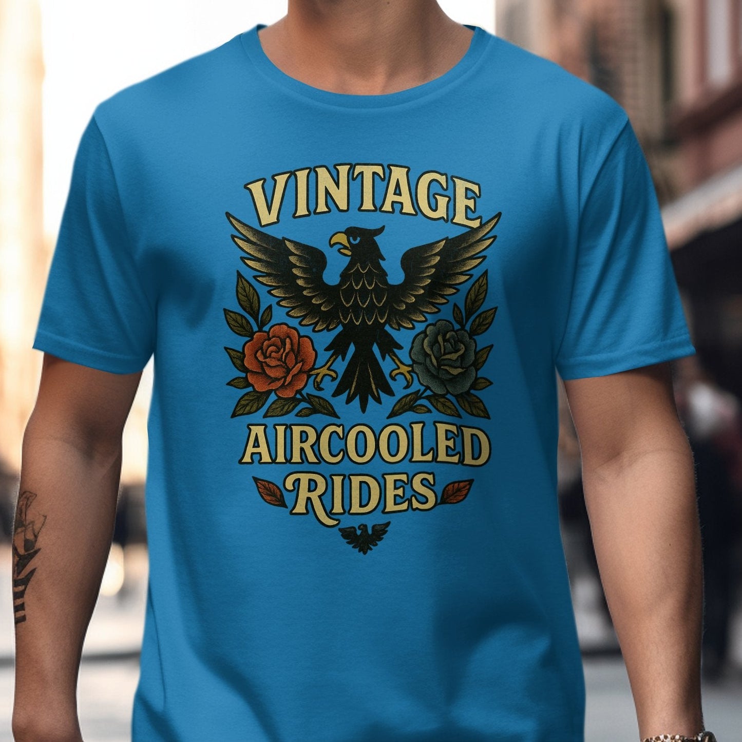 Vintage Aircooled Rides Graphic Design T-shirt product