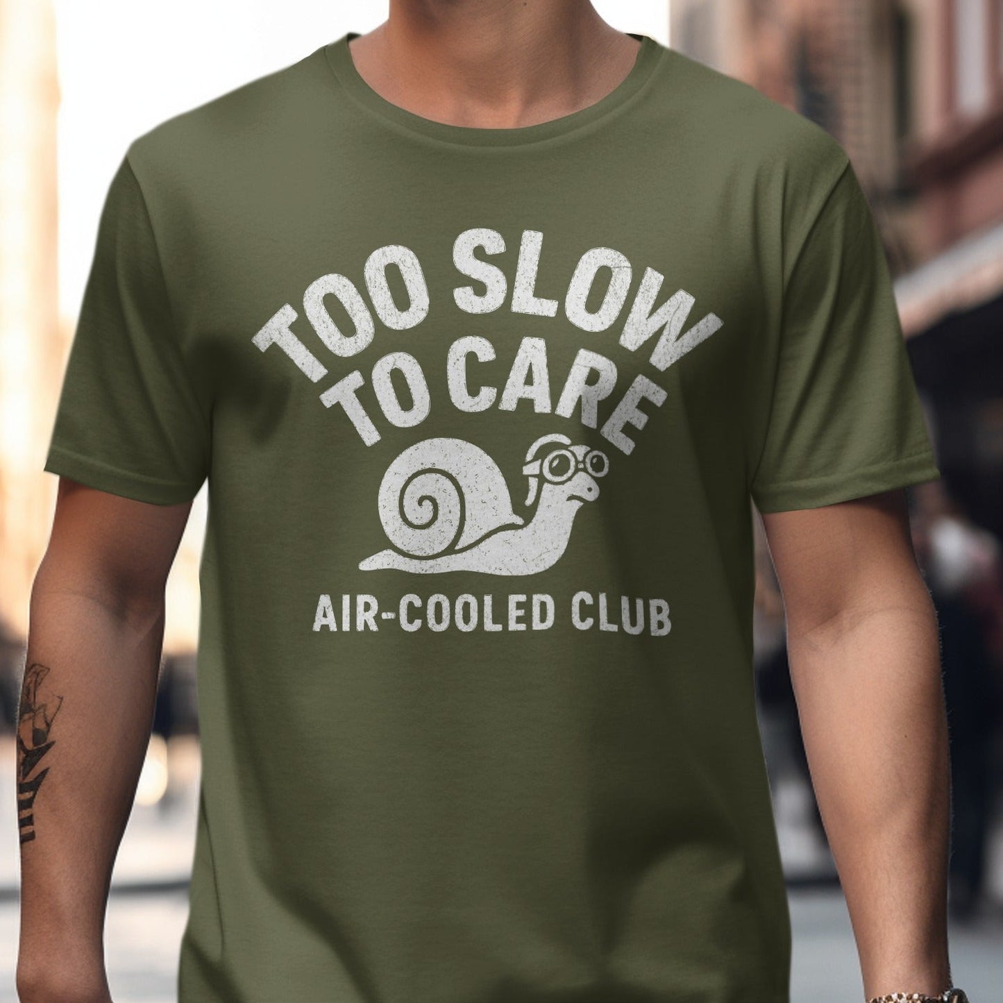 Too Slow To Care Air-Cooled Club T-Shirt