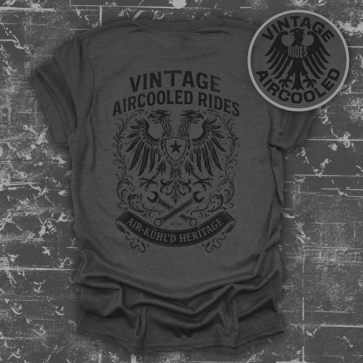 Vintage Aircooled Rides Graphic T-Shirt Product