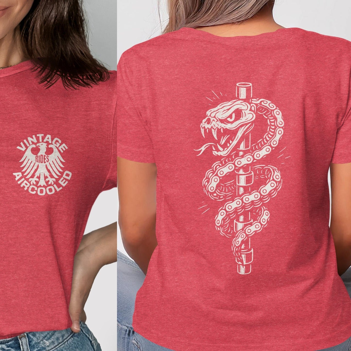 Vintage Aircooled 1985 Red Short Sleeve T-Shirt product