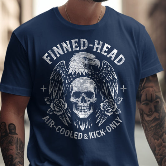 Finned-Head Air-Cooled Kick-Only Graphic T-Shirt