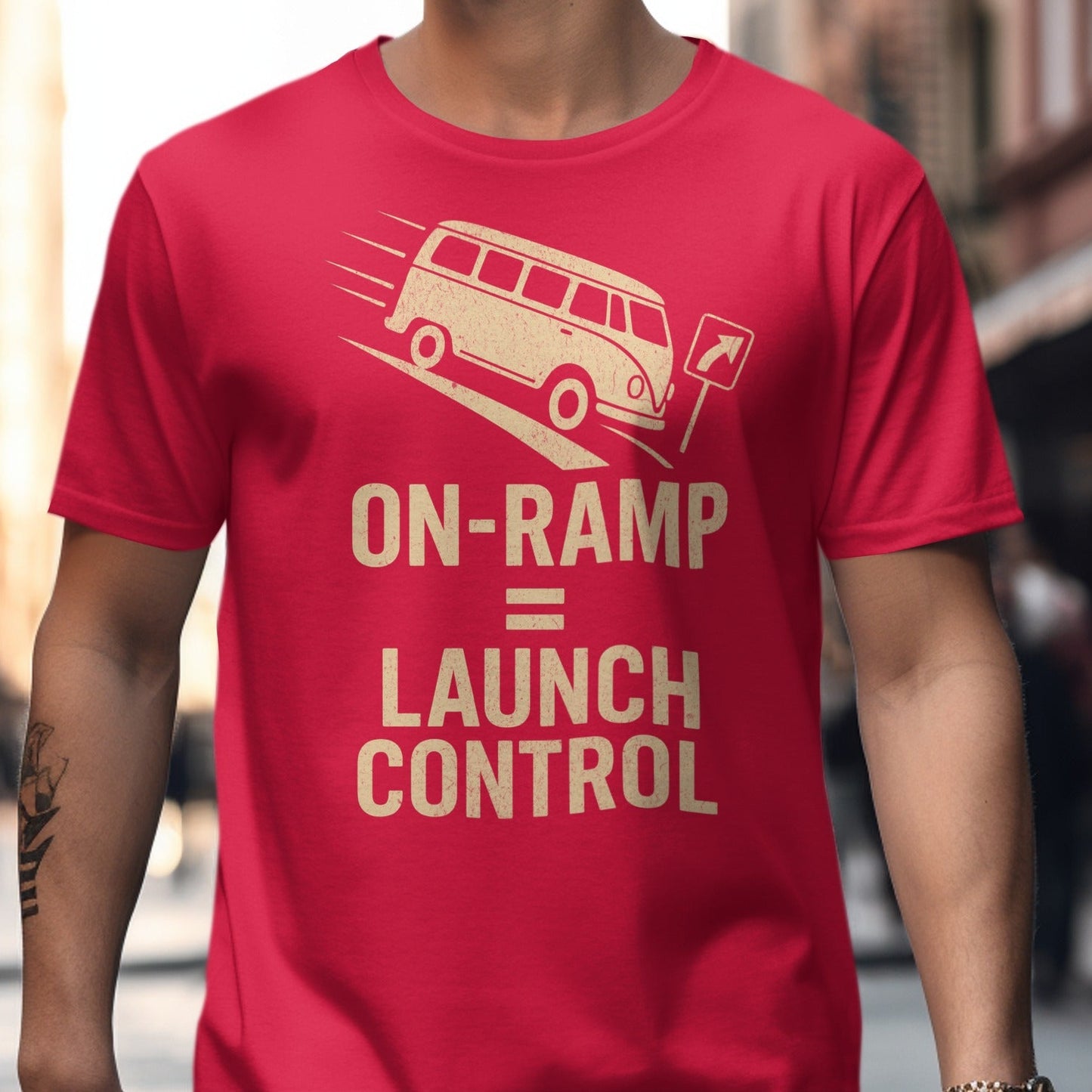 On Ramp Equals Launch Control Graphic T-shirt product