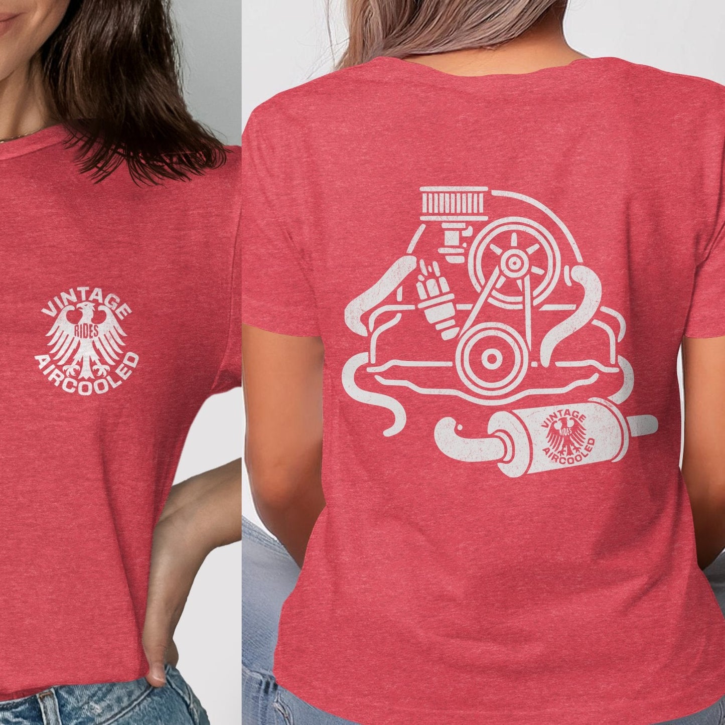 Vintage Aircooled Design Graphic T Shirt product