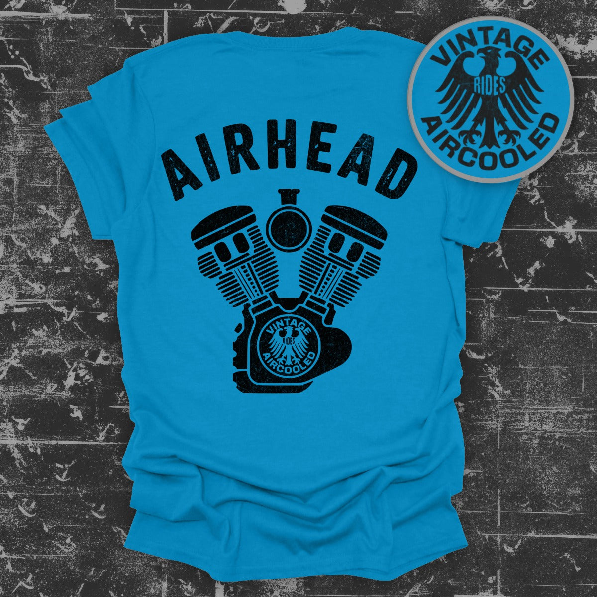 Vintage Airhead Aircooled T-Shirt for Motorcycle Enthusiast product