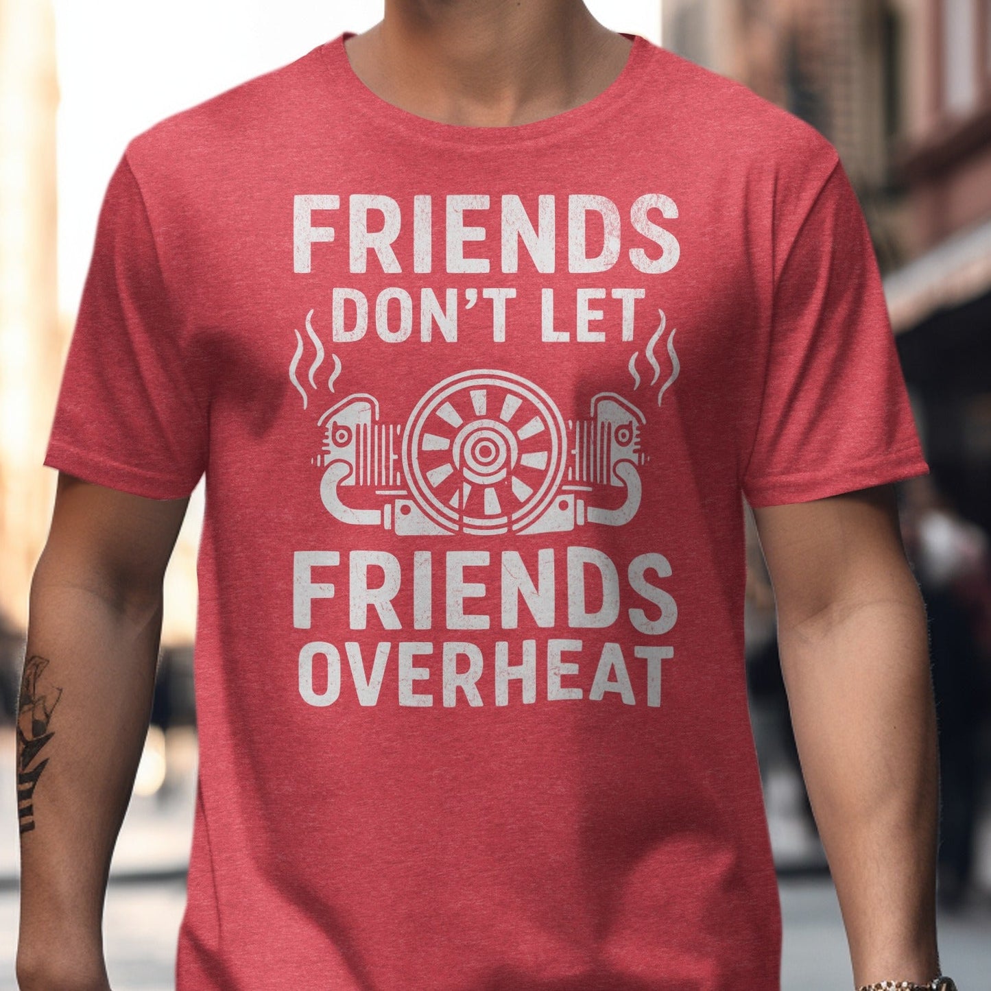 Friends Don't Let Friends Overheat T-shirt product