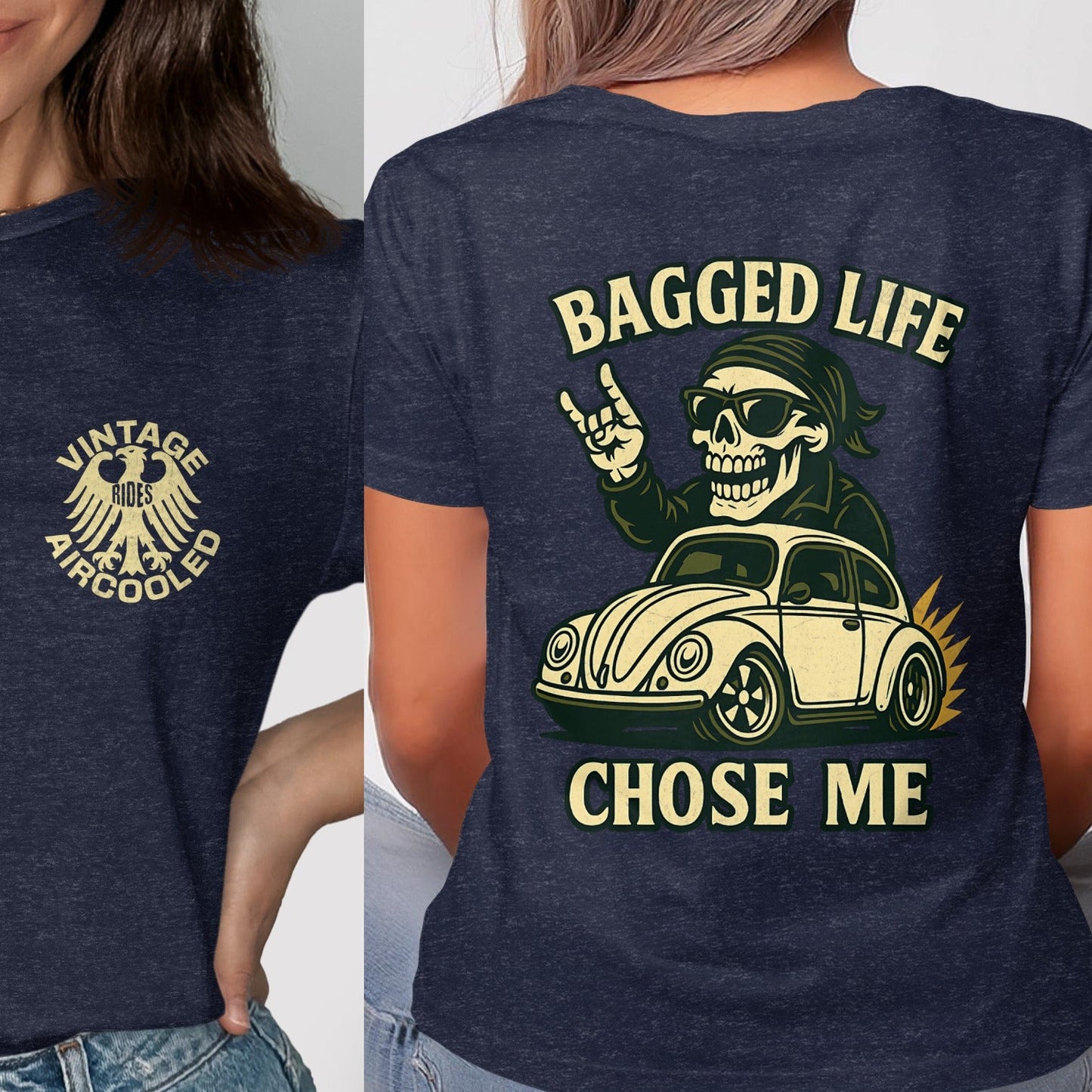 Vintage Aircooled Bagged Life Chose Me T-shirt product type