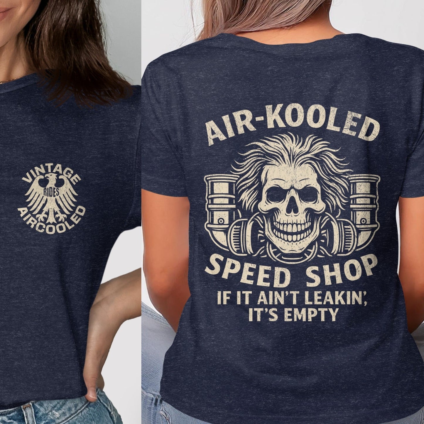 Air-Kooled Speed Shop Vintage Aircooled T-Shirt product type