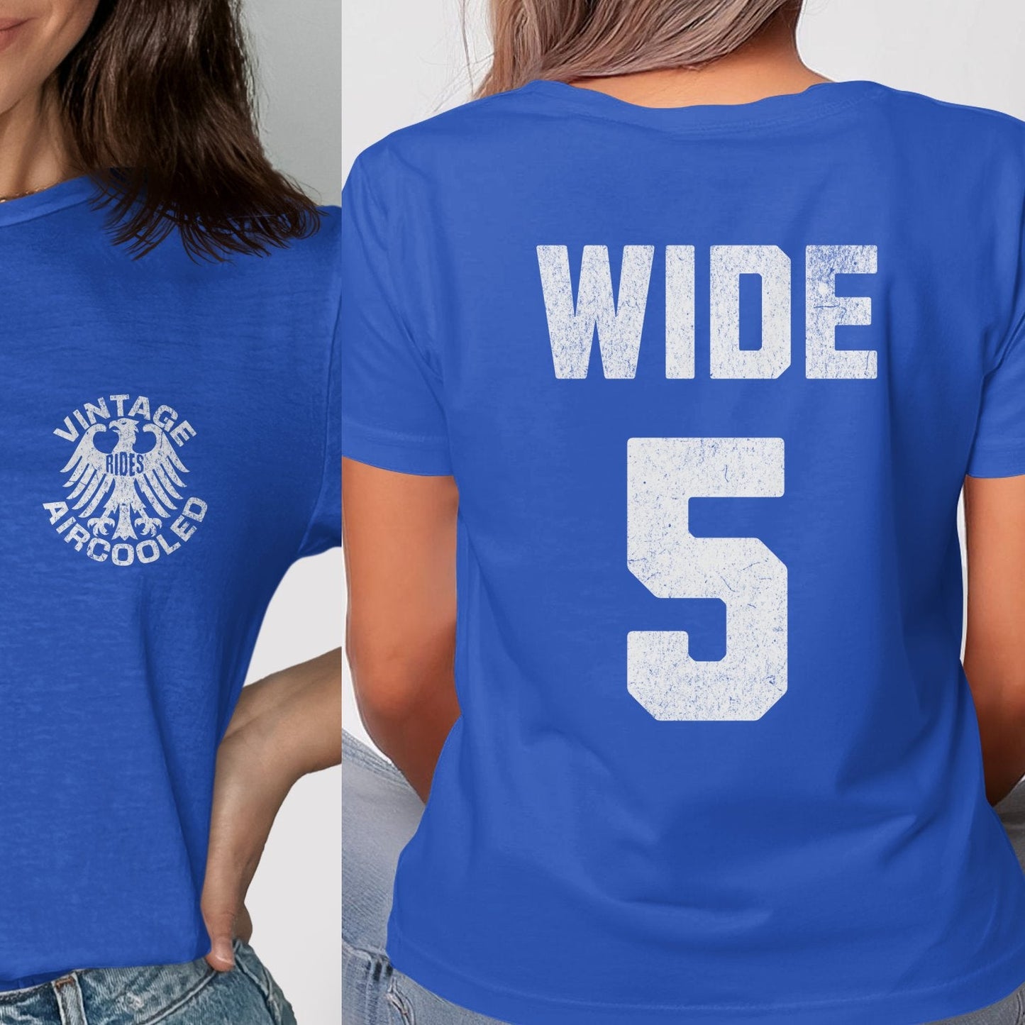 Vintage Aircooled Wide 5 Graphic Tee Shirt product