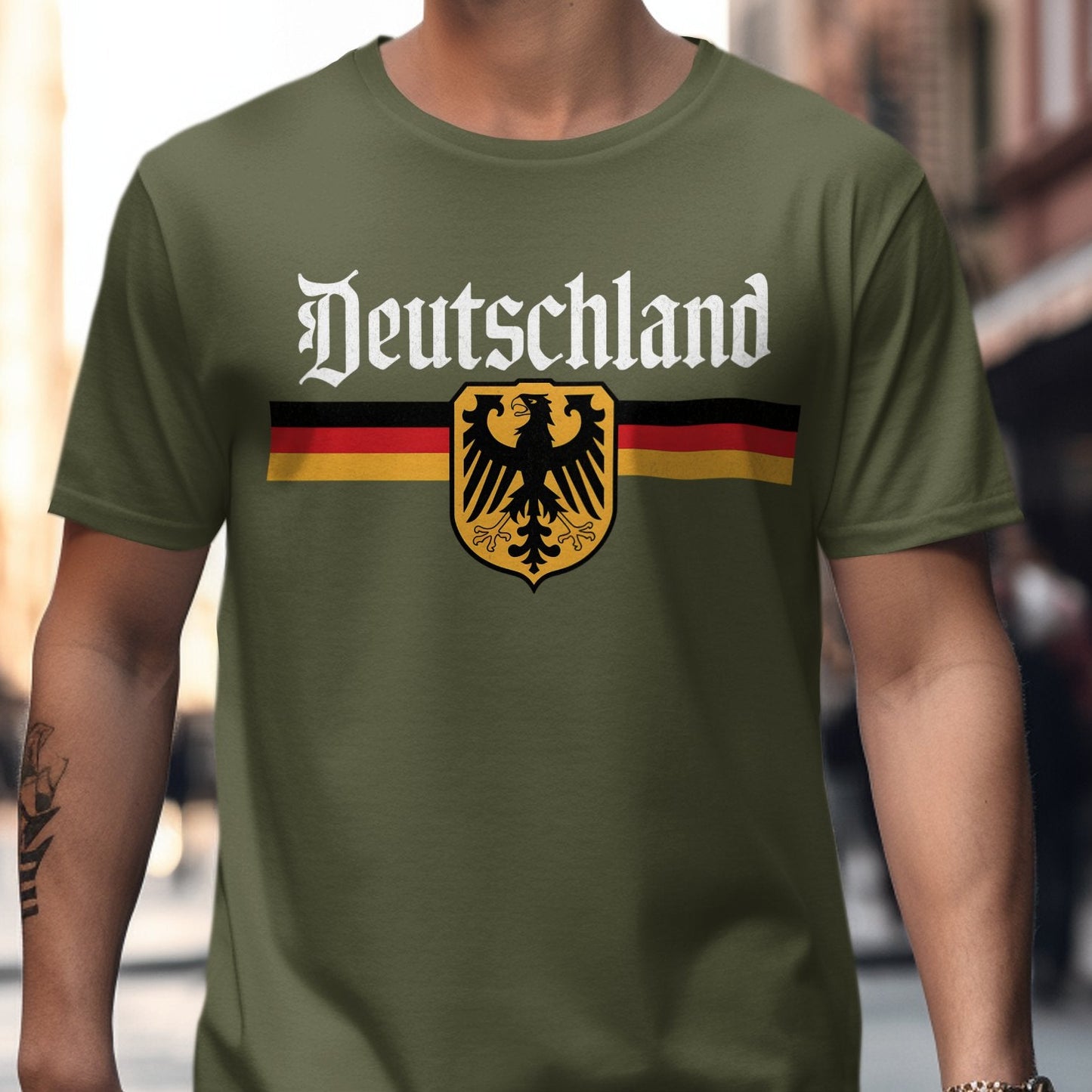 Deutschland Eagle Graphic T-shirt Retro Style product