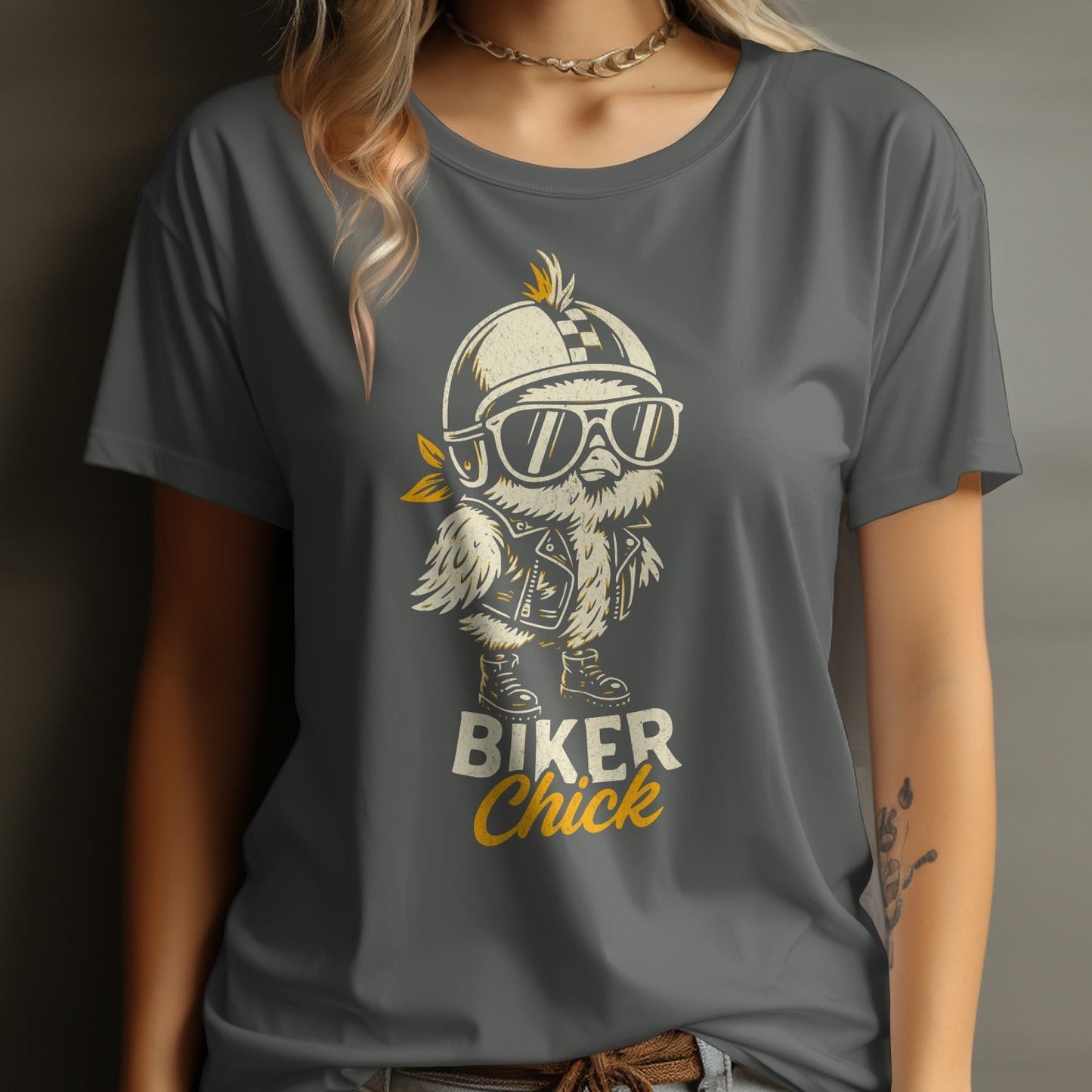 Chic Biker Chick Graphic Tee Exclusive T-Shirt product