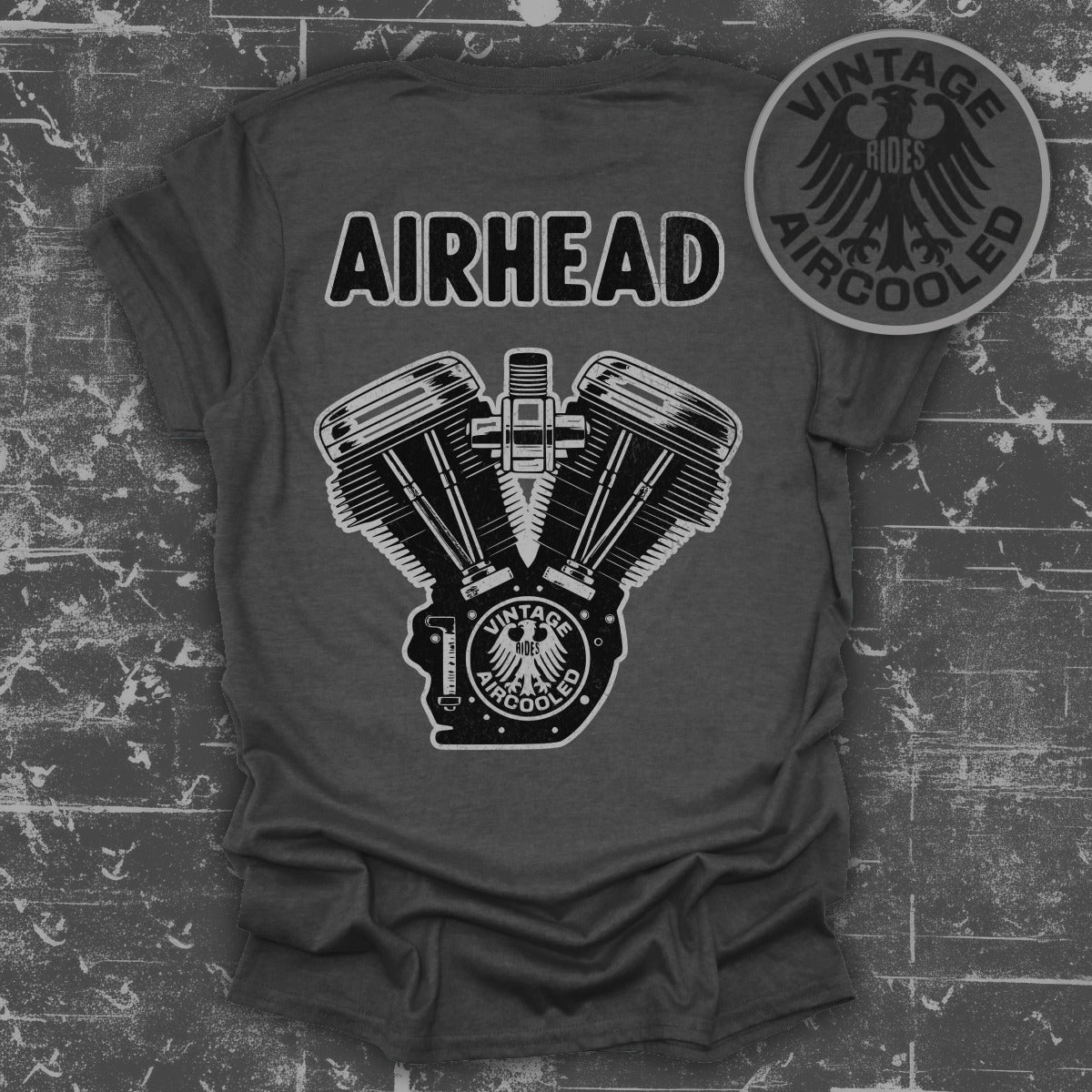 Vintage Airhead Engine Design Graphic T-Shirt product