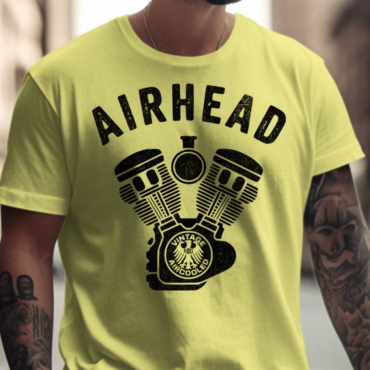 Vintage Aircooled Engine Graphic Airhead shirt product type