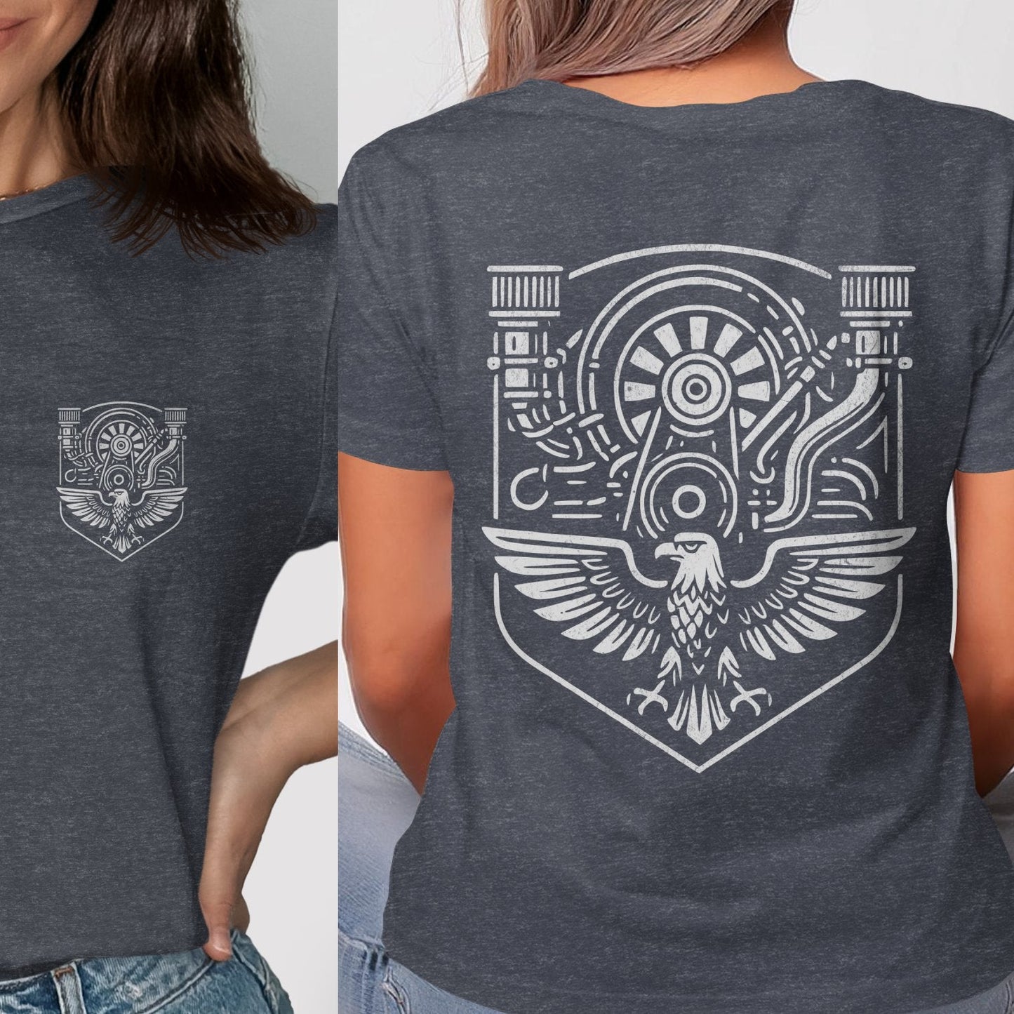 Steampunk Engine Design Graphic T-shirt product