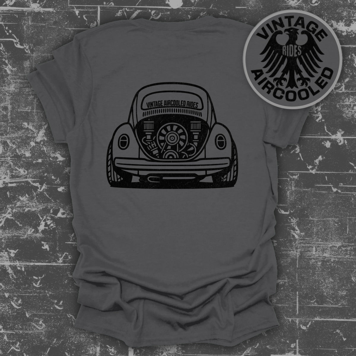 Vintage Aircooled Rides Classic Car Graphic T-Shirt
