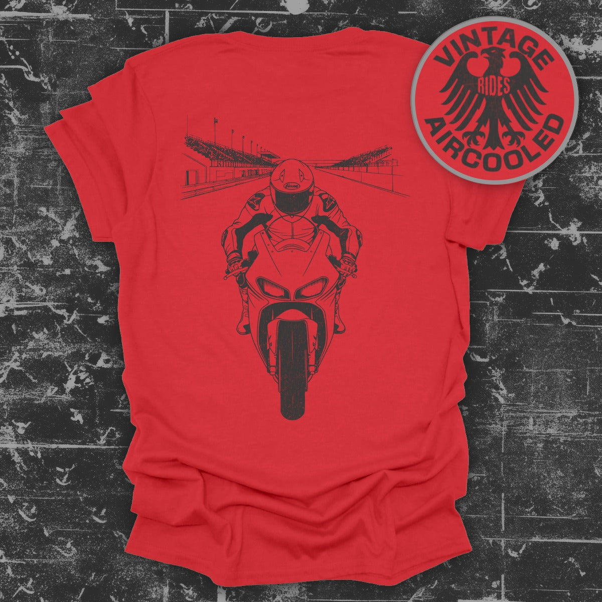 Vintage Rides Aircooled Graphic Tee product