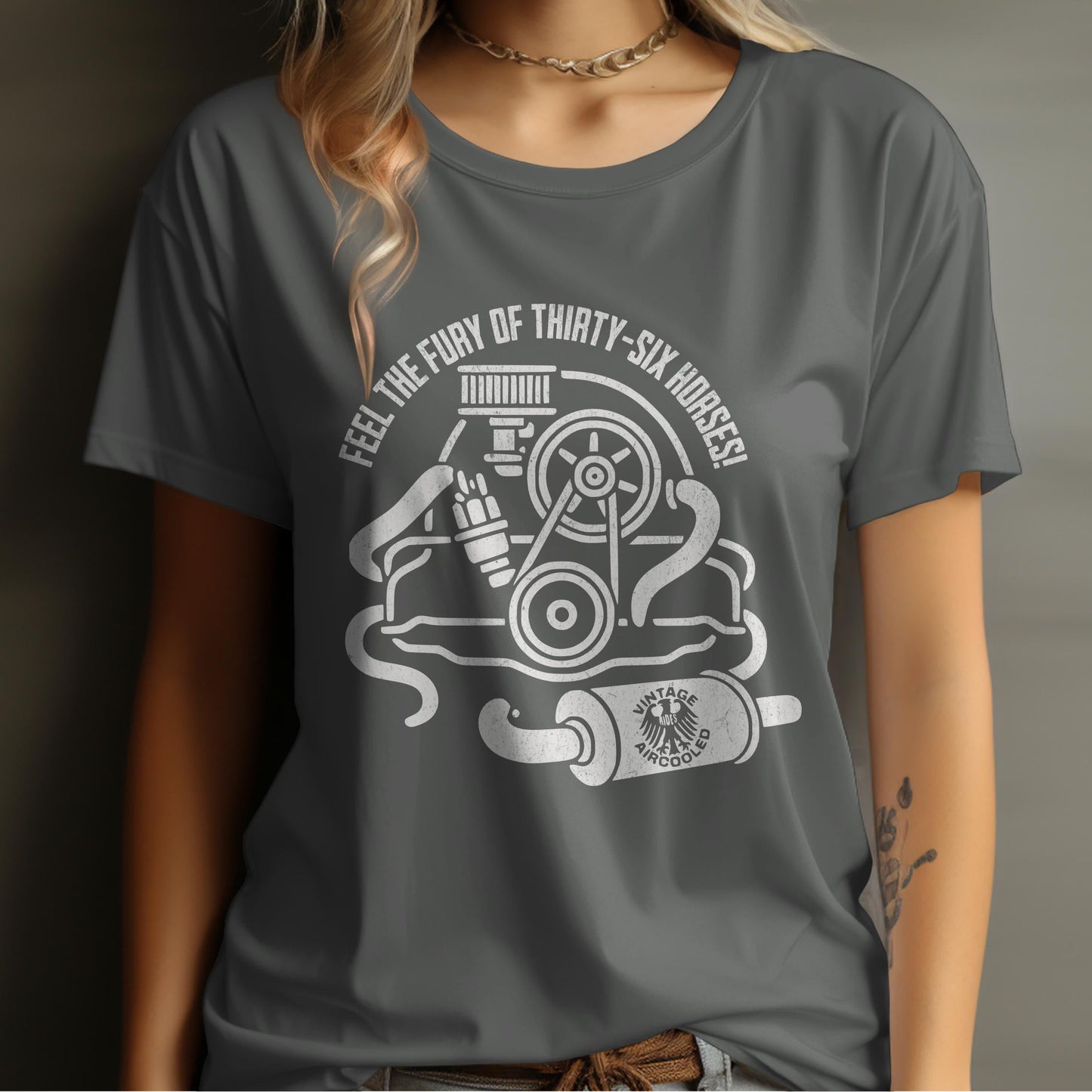 Feel the Fury of Thirty-six Horses Graphic Tee product