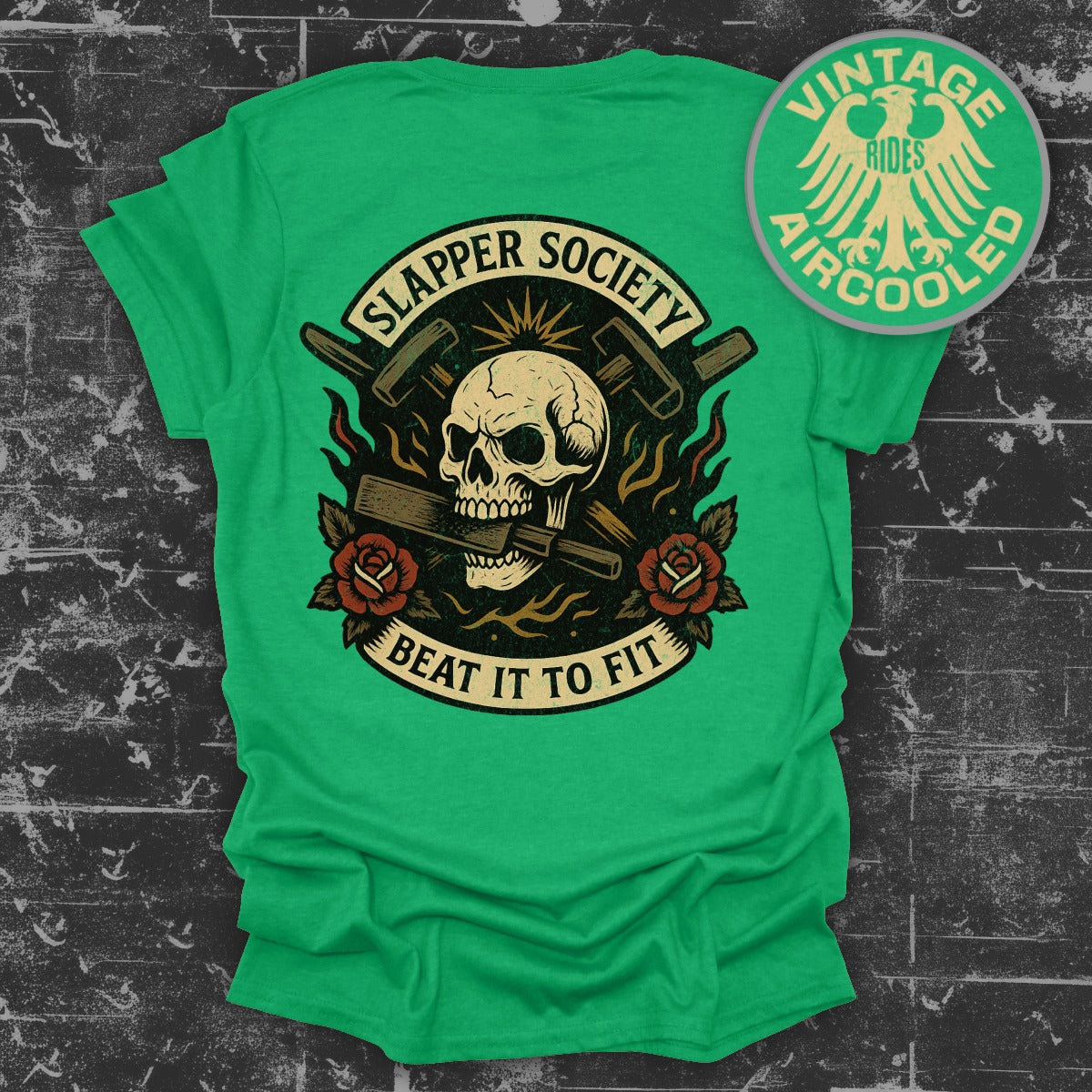 Slapper Society Beat It To Fit Skull T-shirt product
