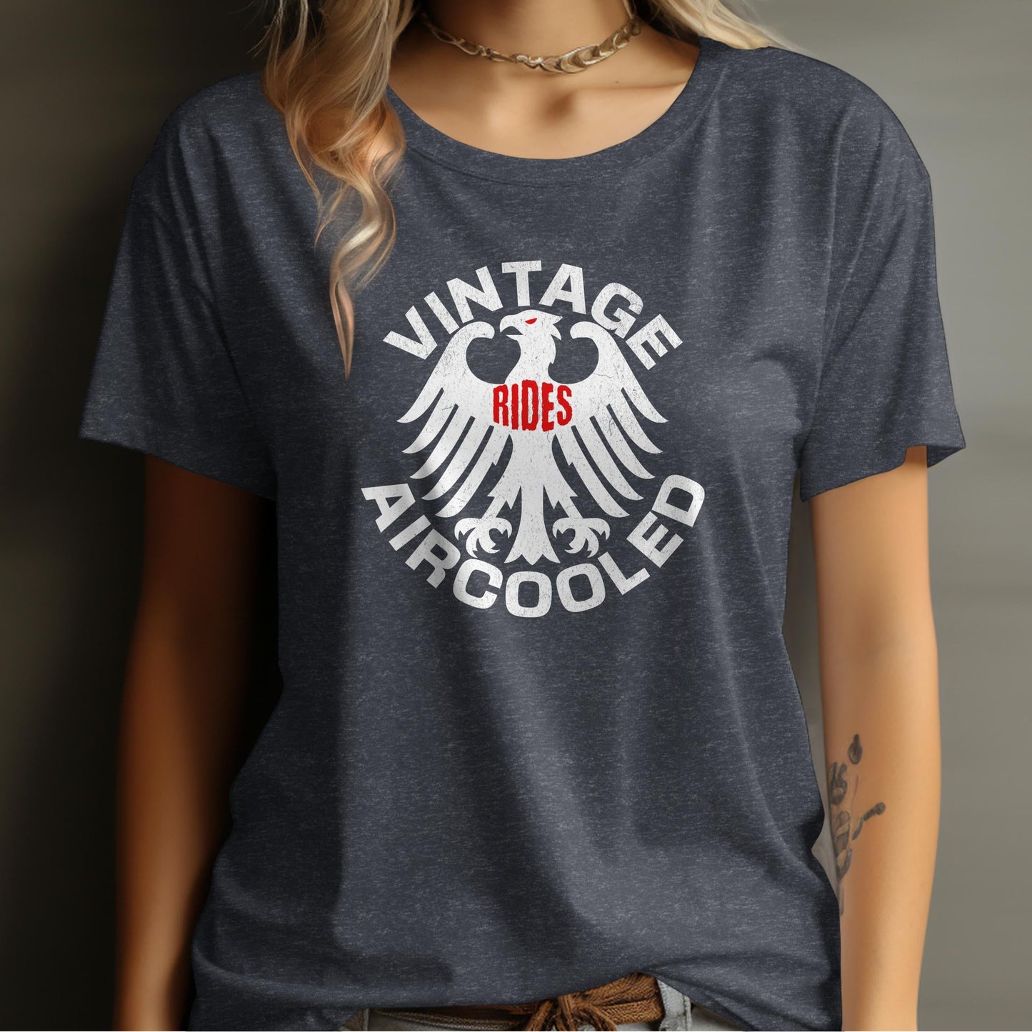 Vintage Aircooled Rides Graphic Tee Shirt product