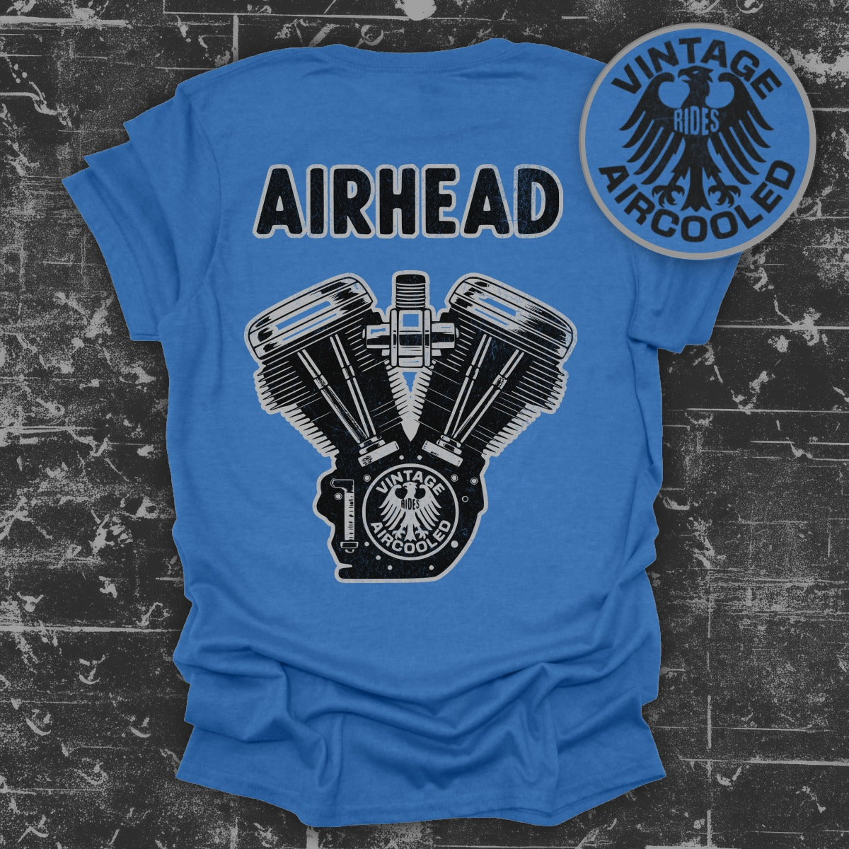 Vintage Aircooled Engine Airhead T-Shirt product type