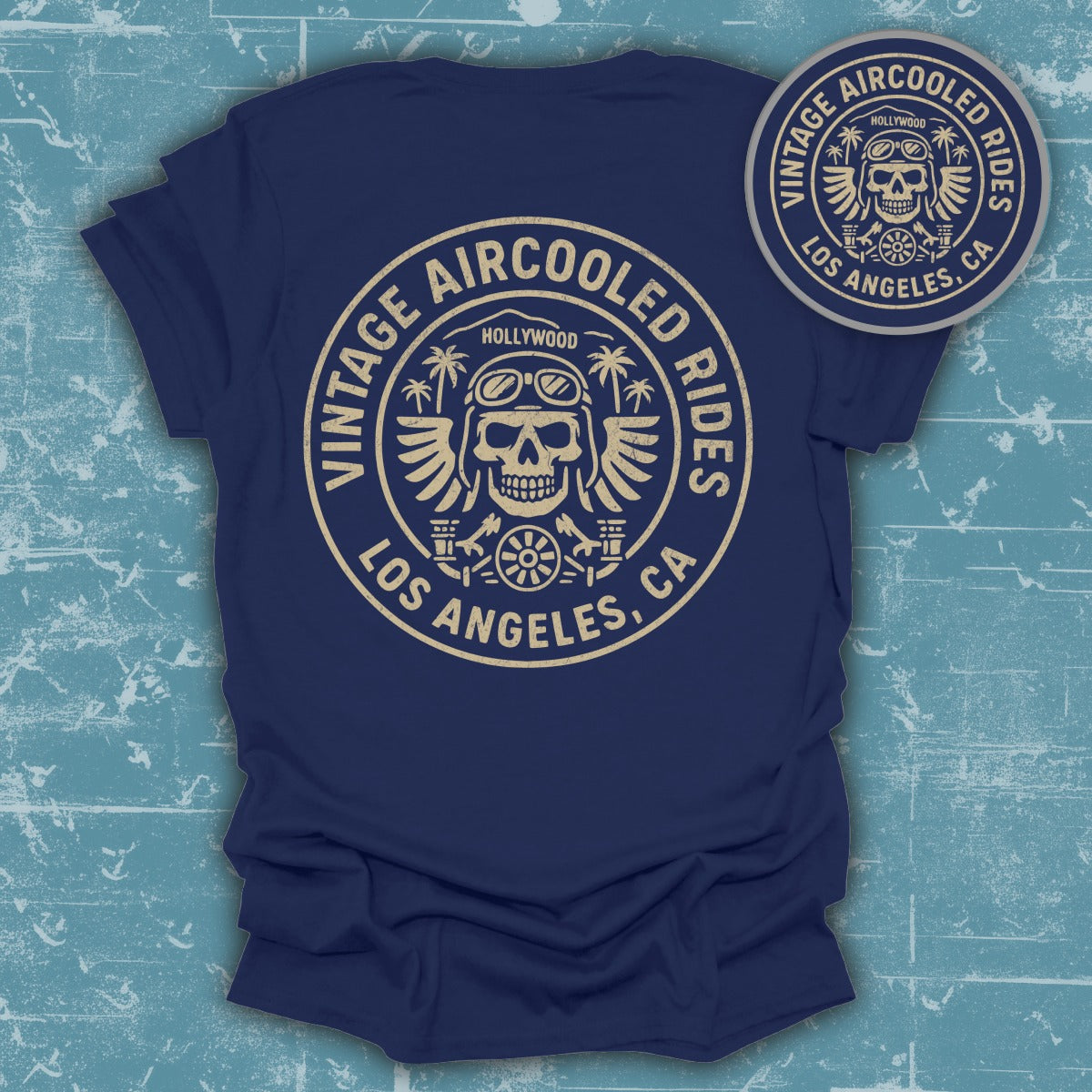 Vintage Aircooled Rides Los Angeles CA T-shirt product type