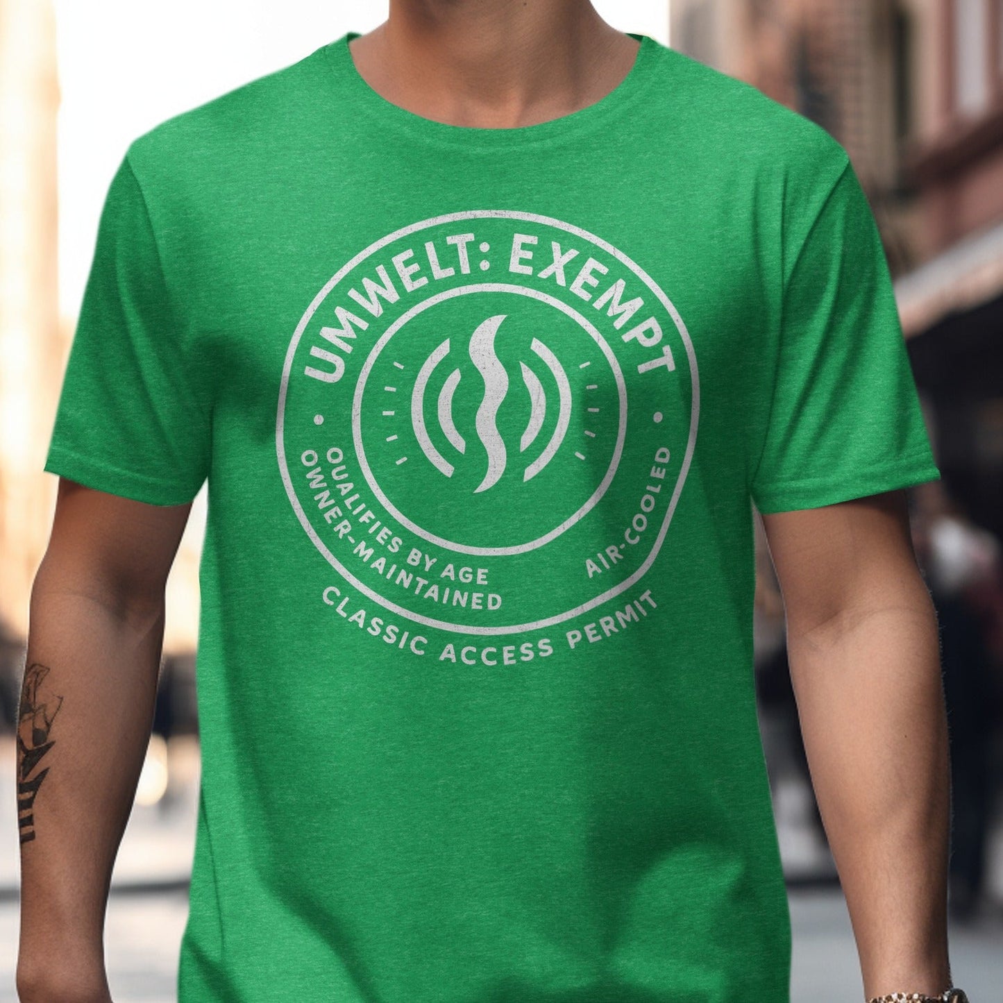 Umwelt Exempt Classic Access Permit T-Shirt product type
