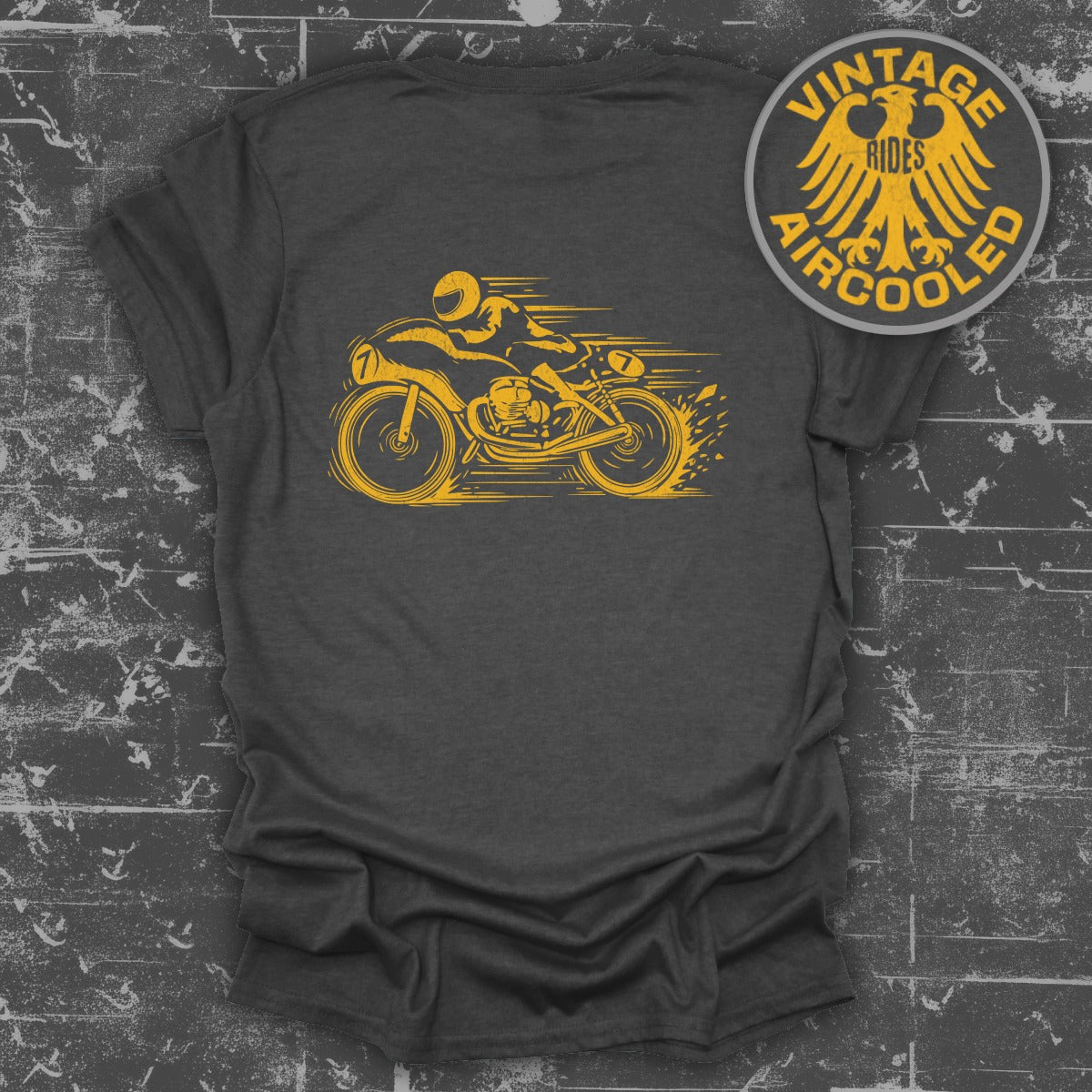 Vintage Rides Aircooled Motorcycle Themed Product