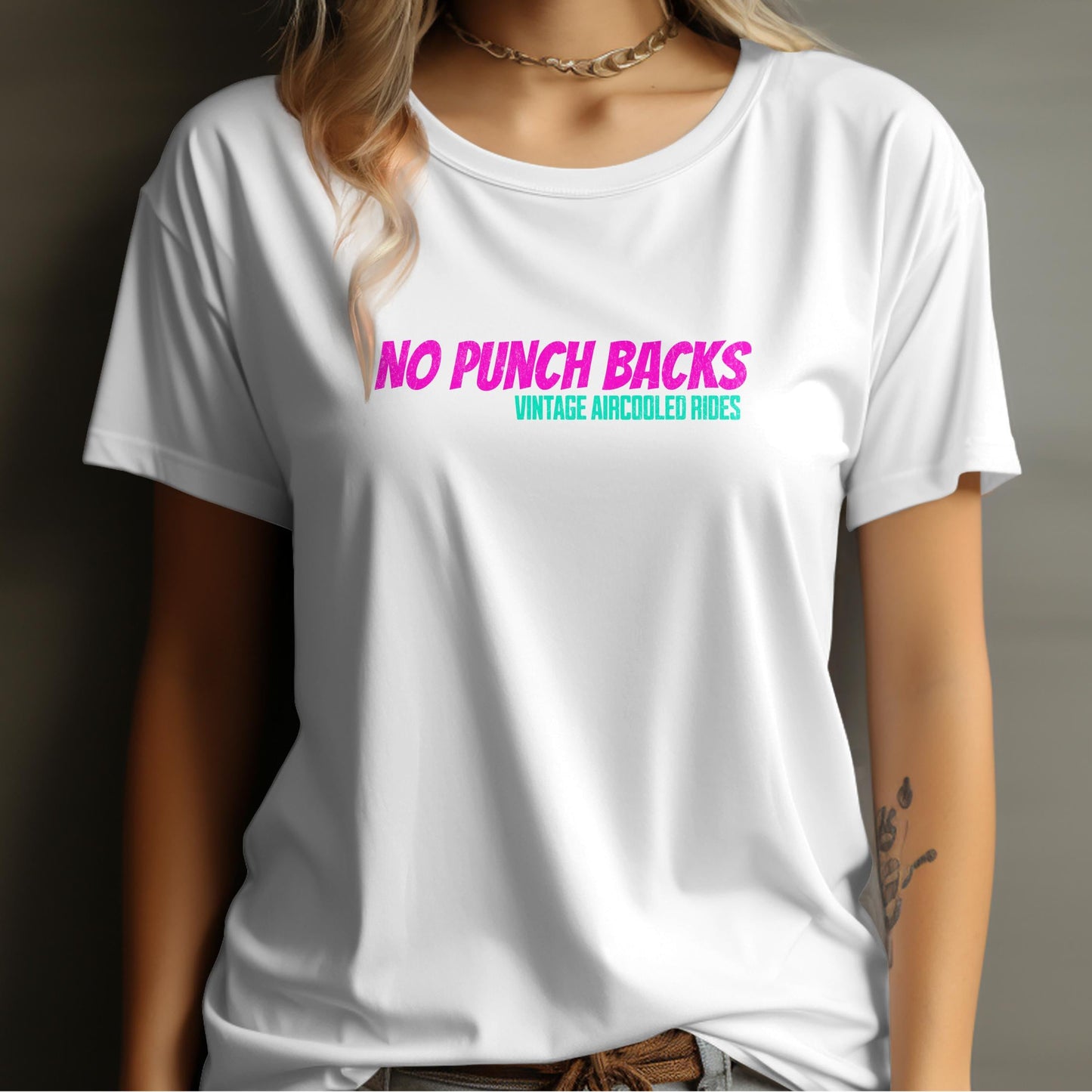 No Punch Backs Vintage Aircooled Rides T-Shirt product