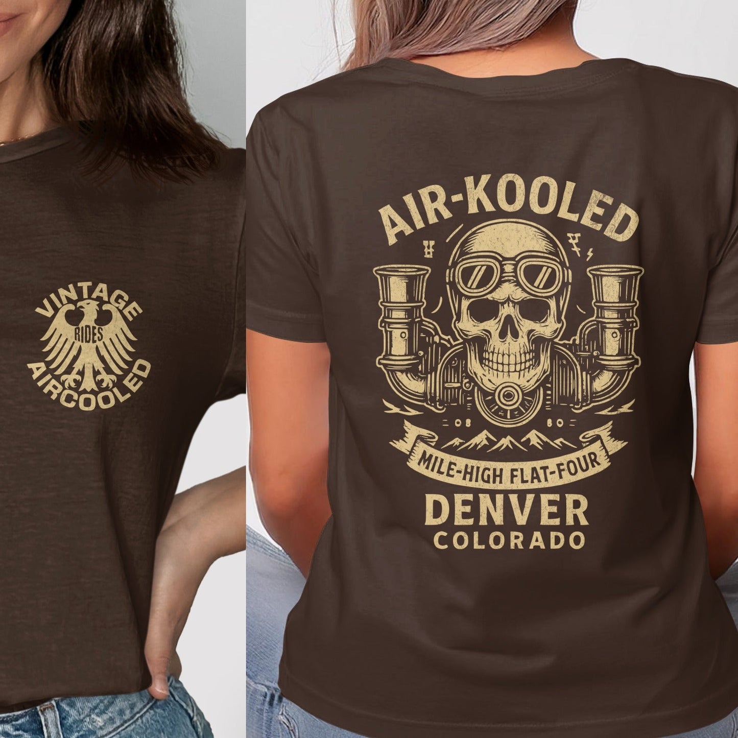 Vintage Aircooled Denver Colorado Graphic Tee product