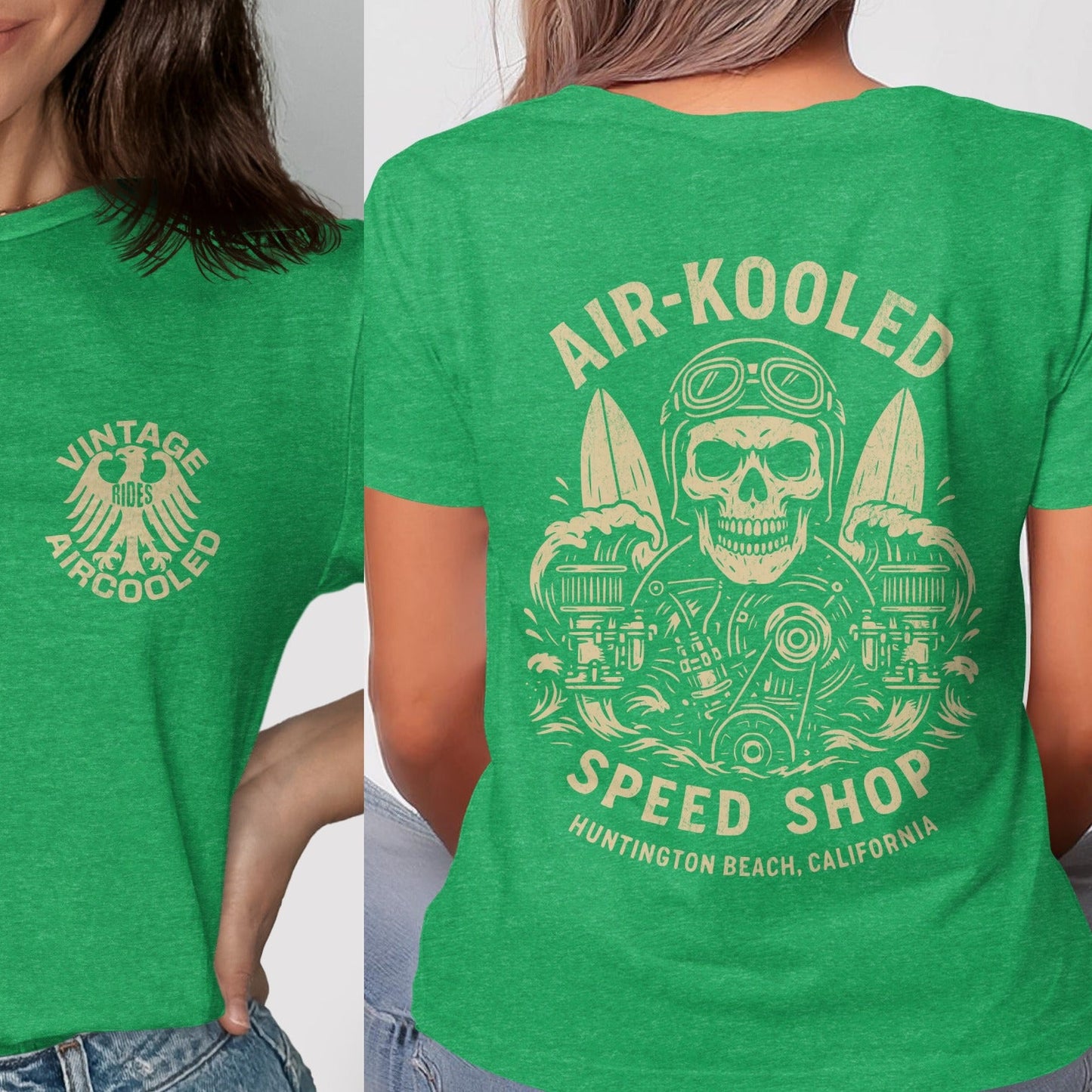 Vintage Air Cooled Speed Shop T-shirt product type