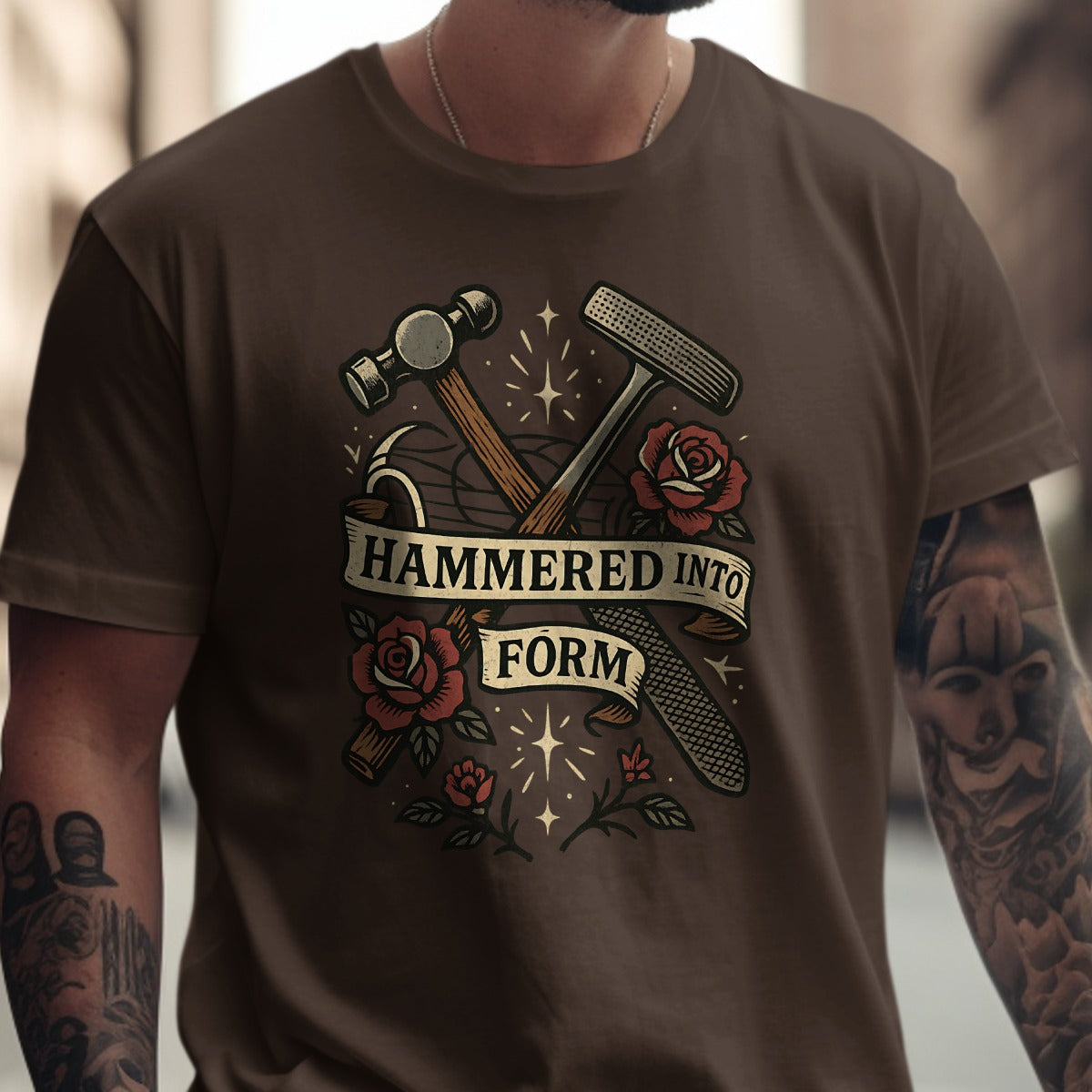 Hammered Into Form Graphic Tee Shirt product type