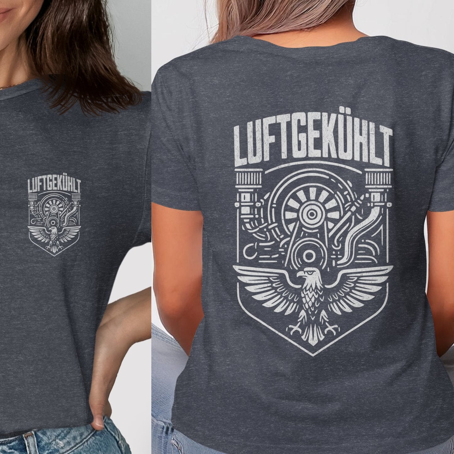 Luftgekühlt Design Charcoal Gray T-Shirt product