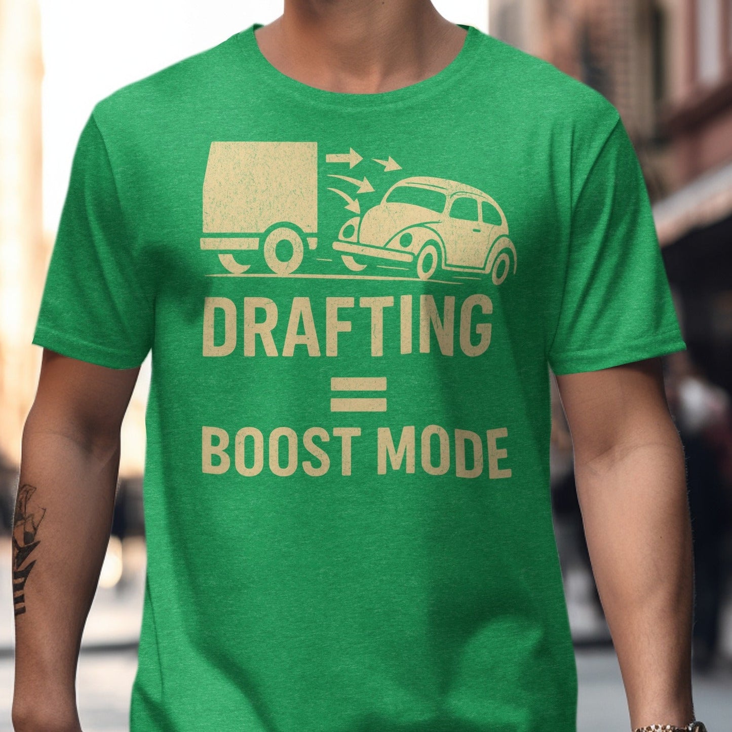 Drafting Equals Boost Mode Green T-Shirt product