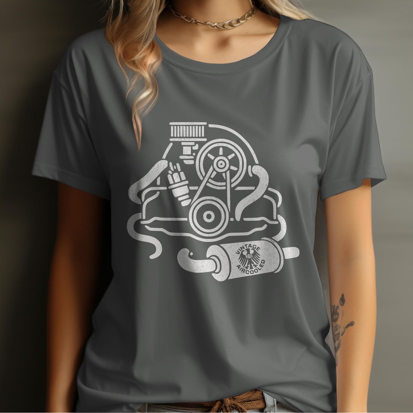 Vintage Car Engine Graphic Women's T-Shirt product