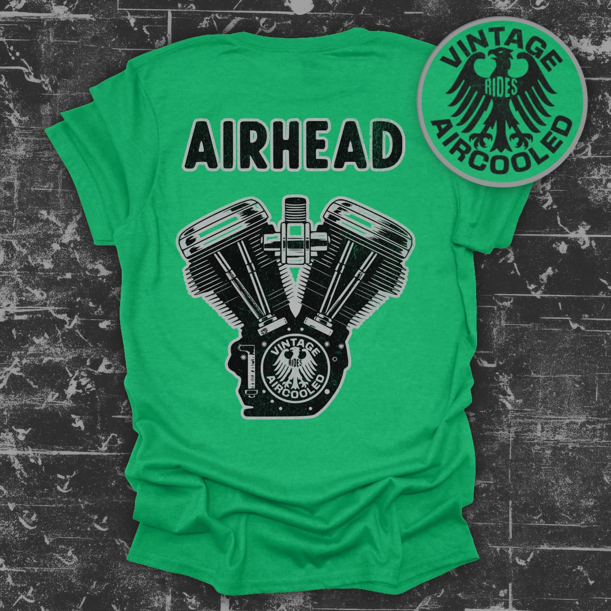 Vintage Aircooled Airhead Engine Design Shirt product