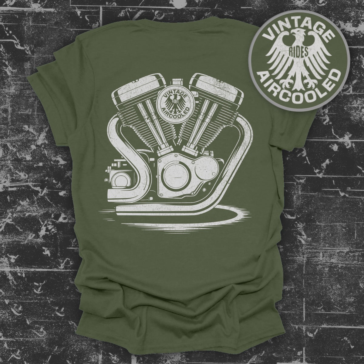 Vintage Aircooled Motorcycles Graphic Tee product