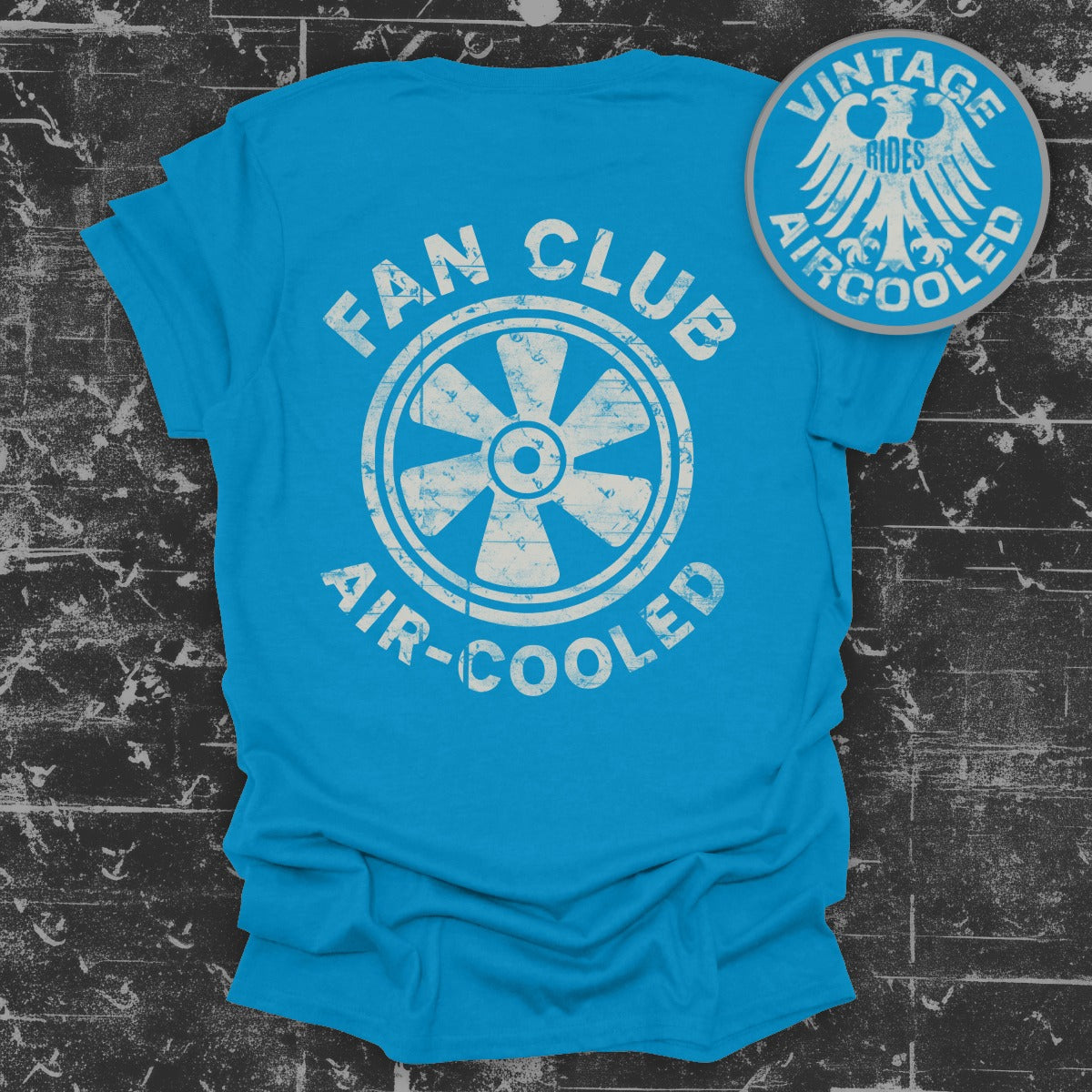 Fan Club Air-Cooled Graphic Vintage Rides Shirt