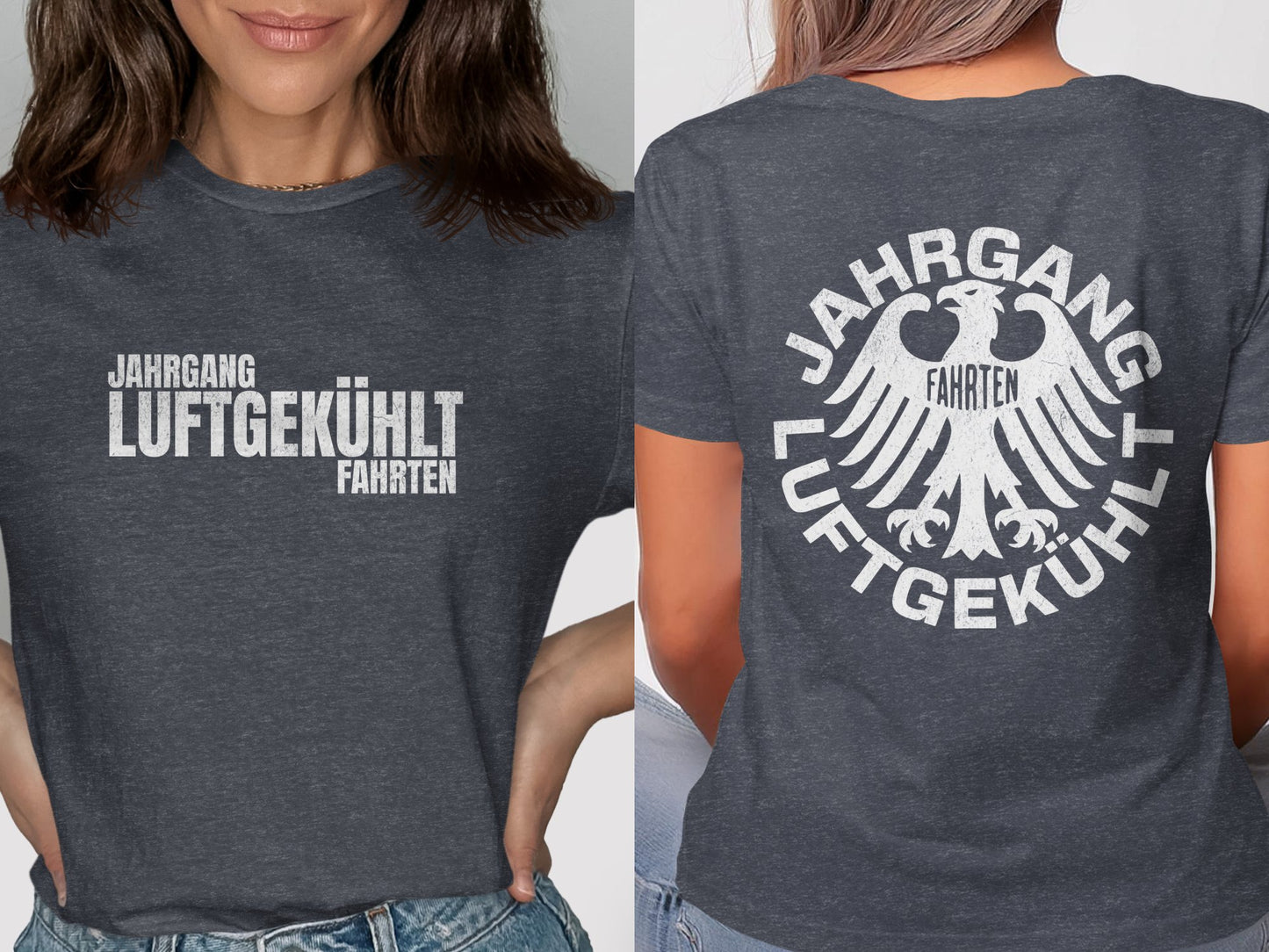 Vintage Jahrgang Luftgekuhlt Fahrten Graphic T-Shirt product type