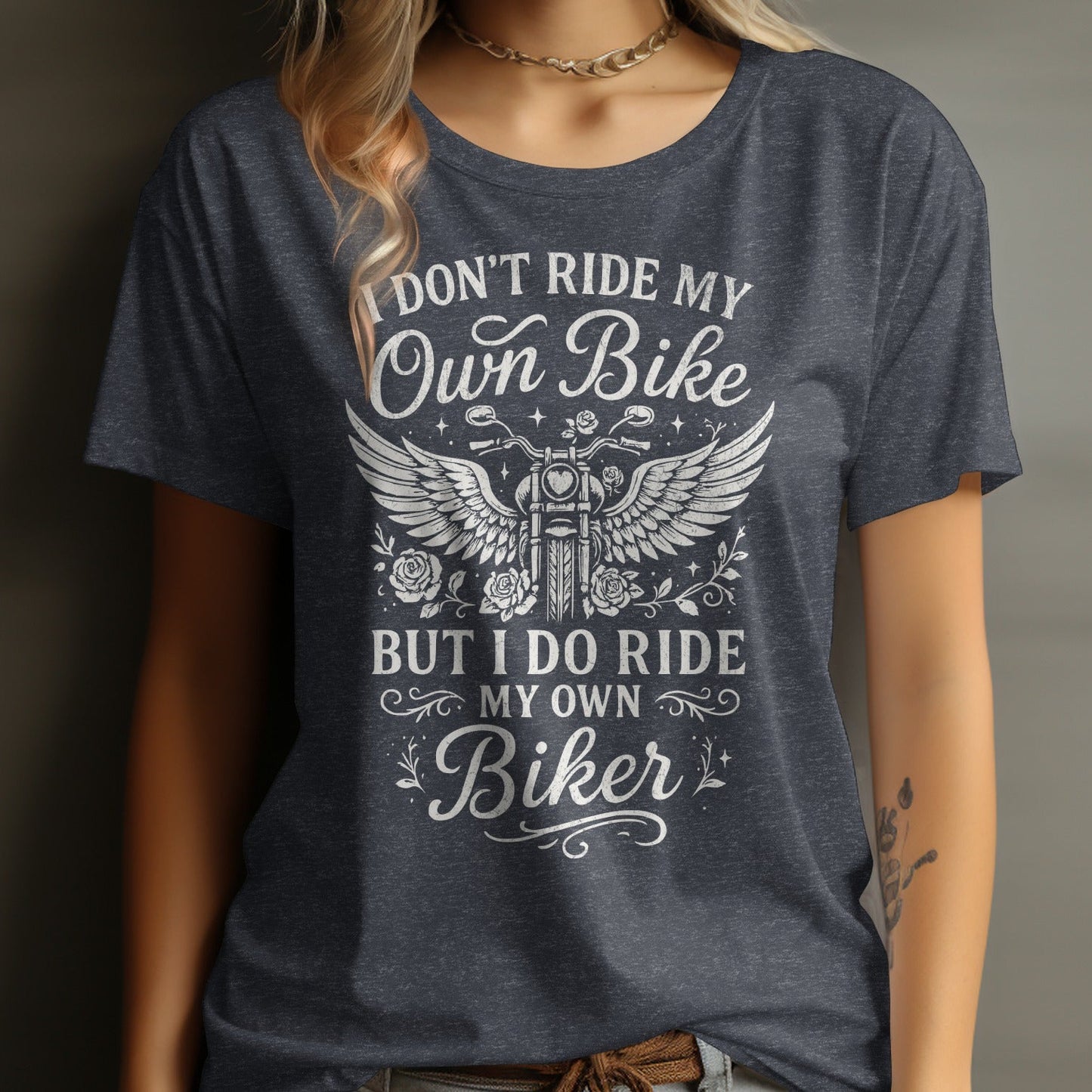 I Don't Ride My Own Bike Graphic Tee Shirt