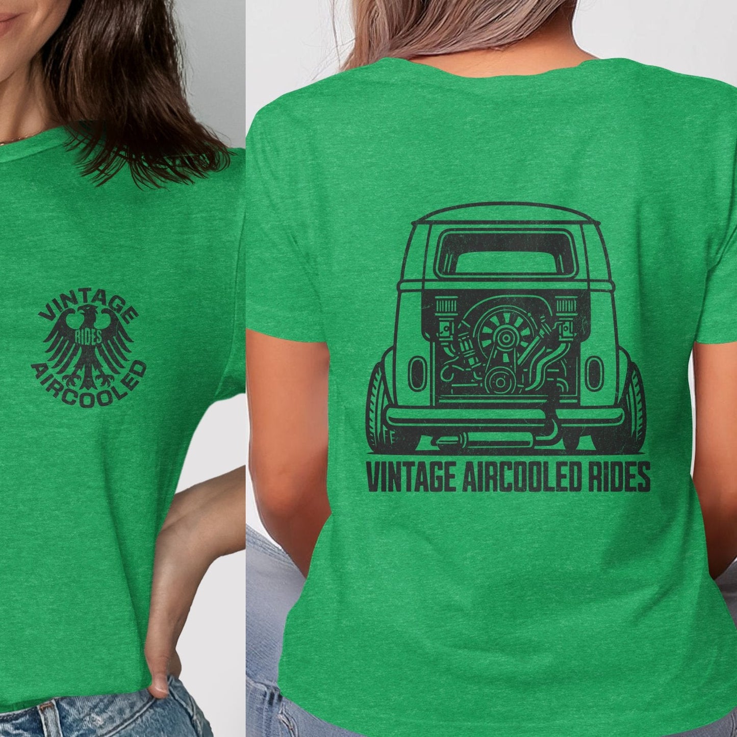 Vintage Aircooled Rides Graphic Tee product