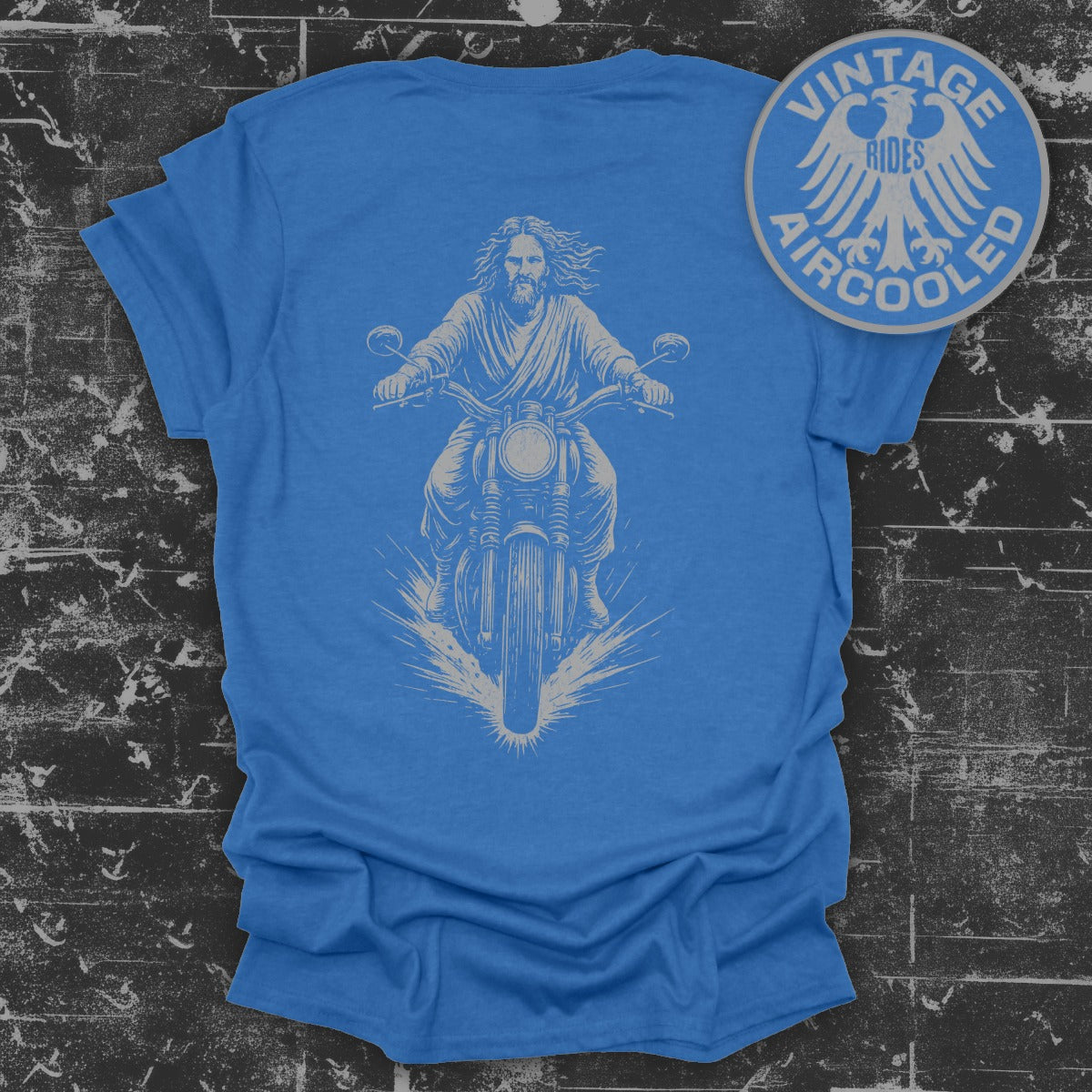 Vintage Rides Aircooled Motorcycle T-Shirt product