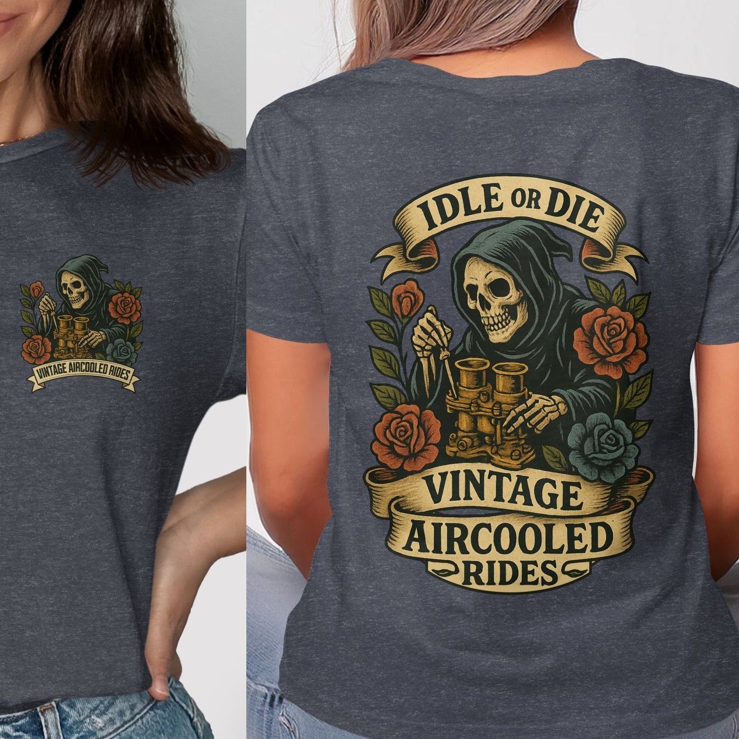 Idle or Die Vintage Aircooled Rides Shirt product
