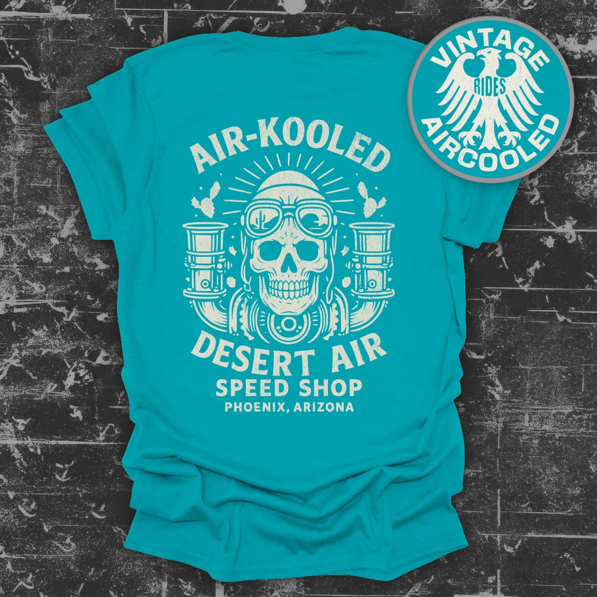 Air-Kooled Desert Air Speed Shop Graphic T Shirt product