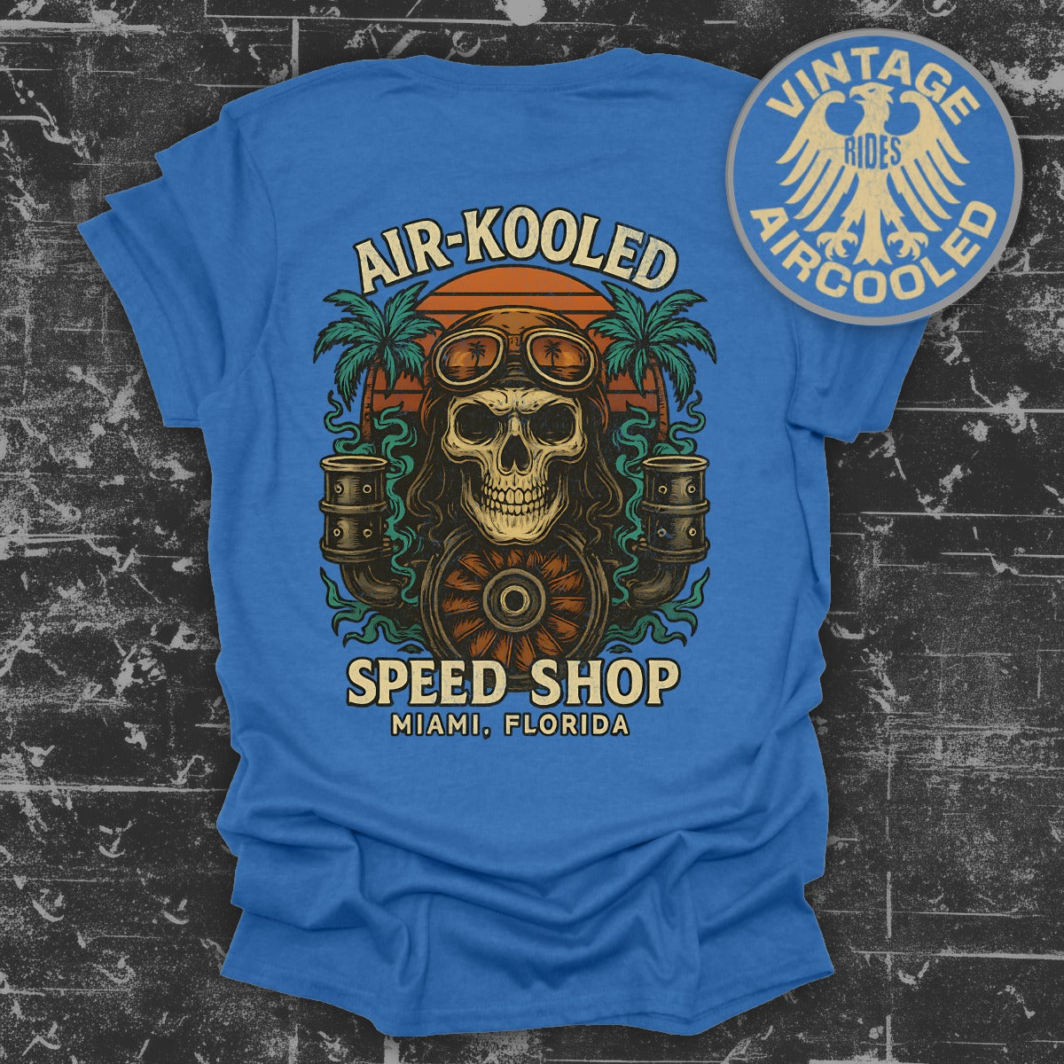 Air-Kooled Speed Shop Vintage Rides Graphic T-Shirt product type