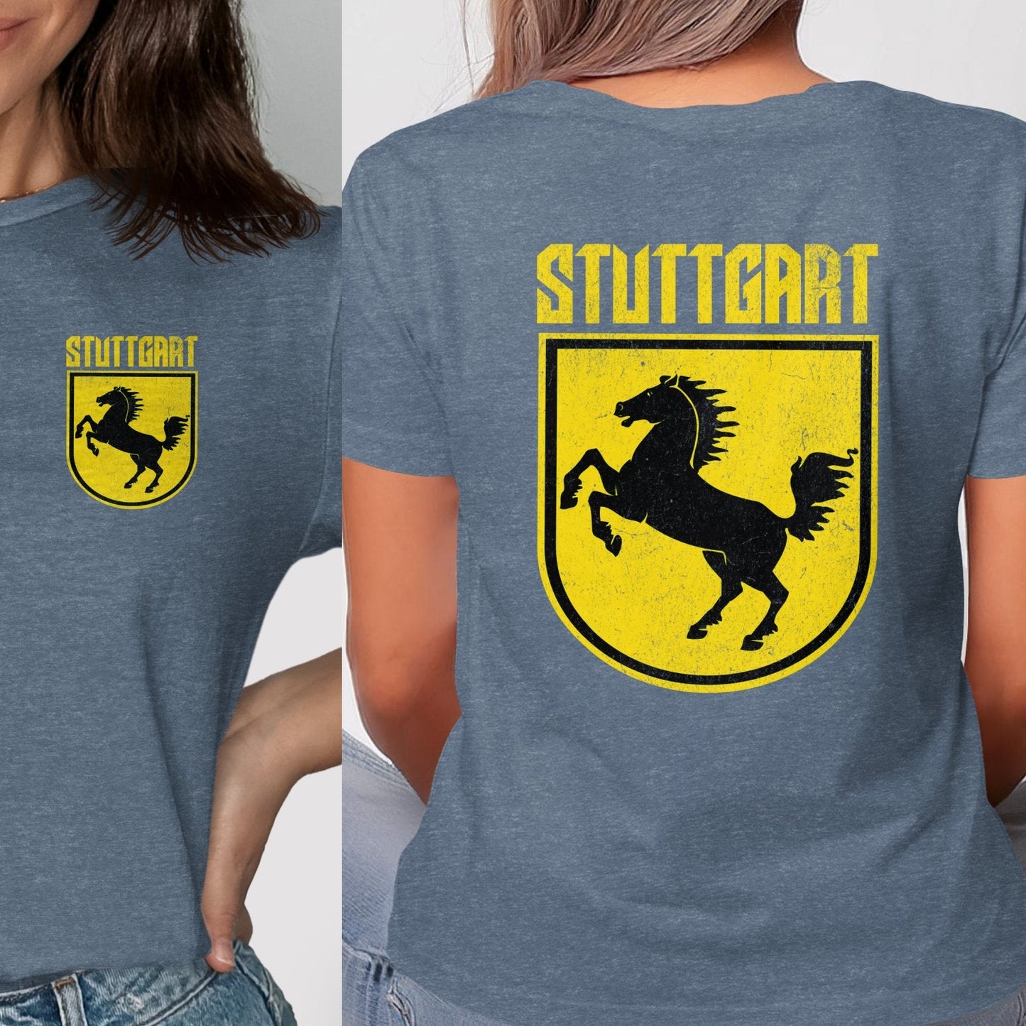Stylish Stuttgart Crest Graphic T-Shirt product