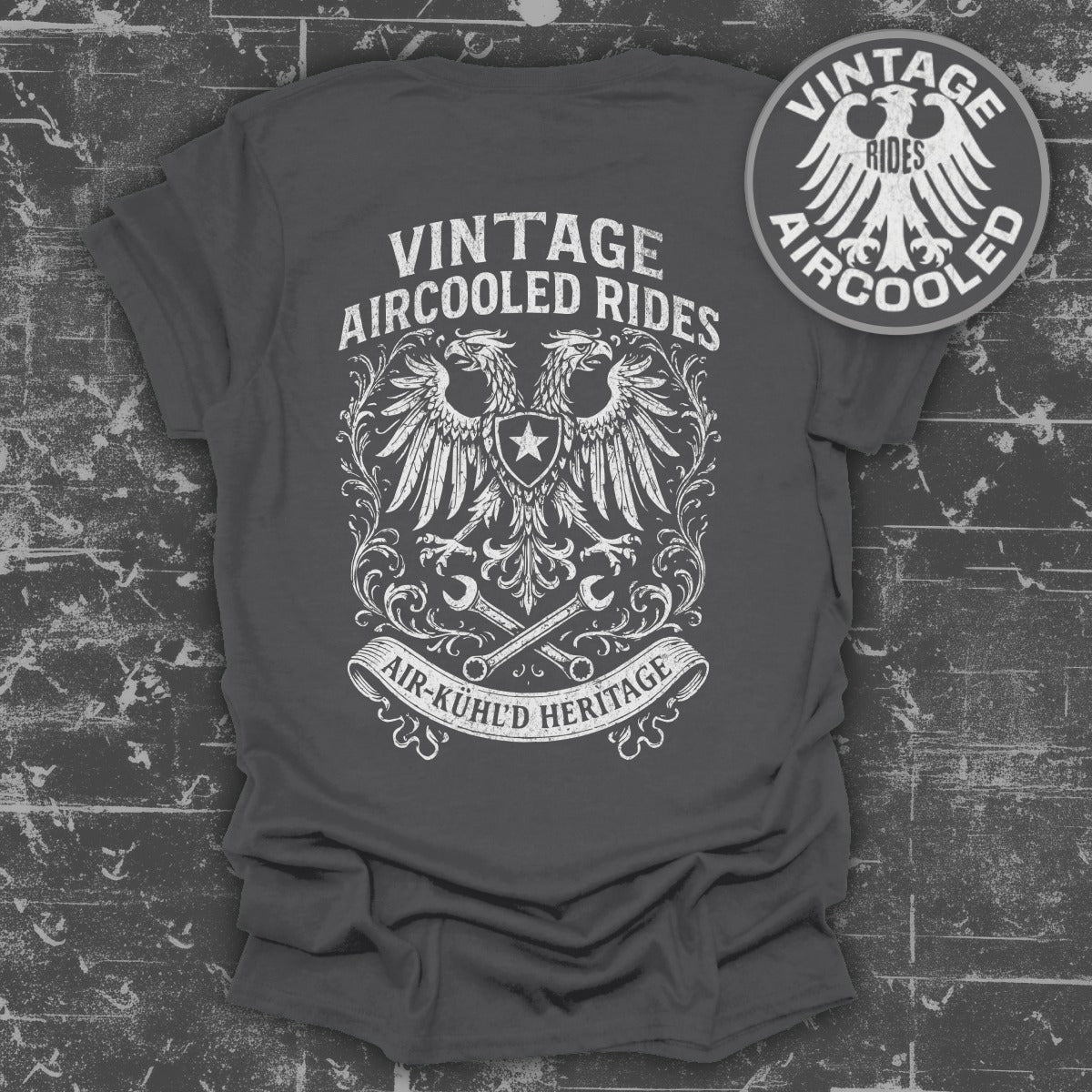 Vintage Aircooled Rides Graphic T-Shirt