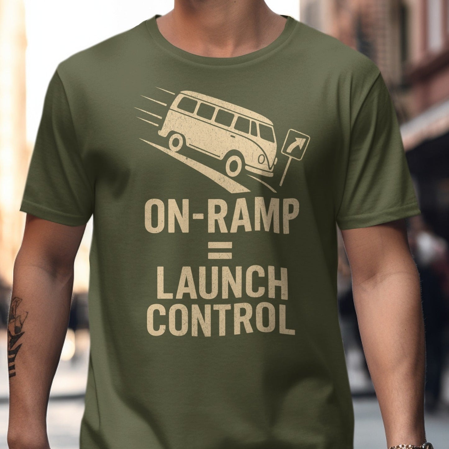 On-Ramp Launch Control Graphic T-shirt product type