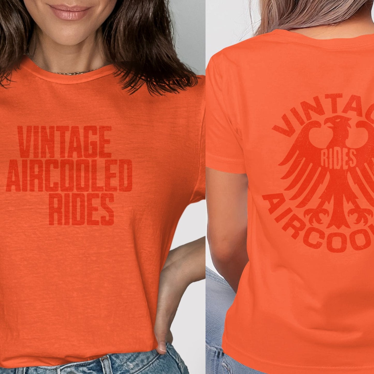 Vintage Aircooled Rides Graphic Tee Shirt product type