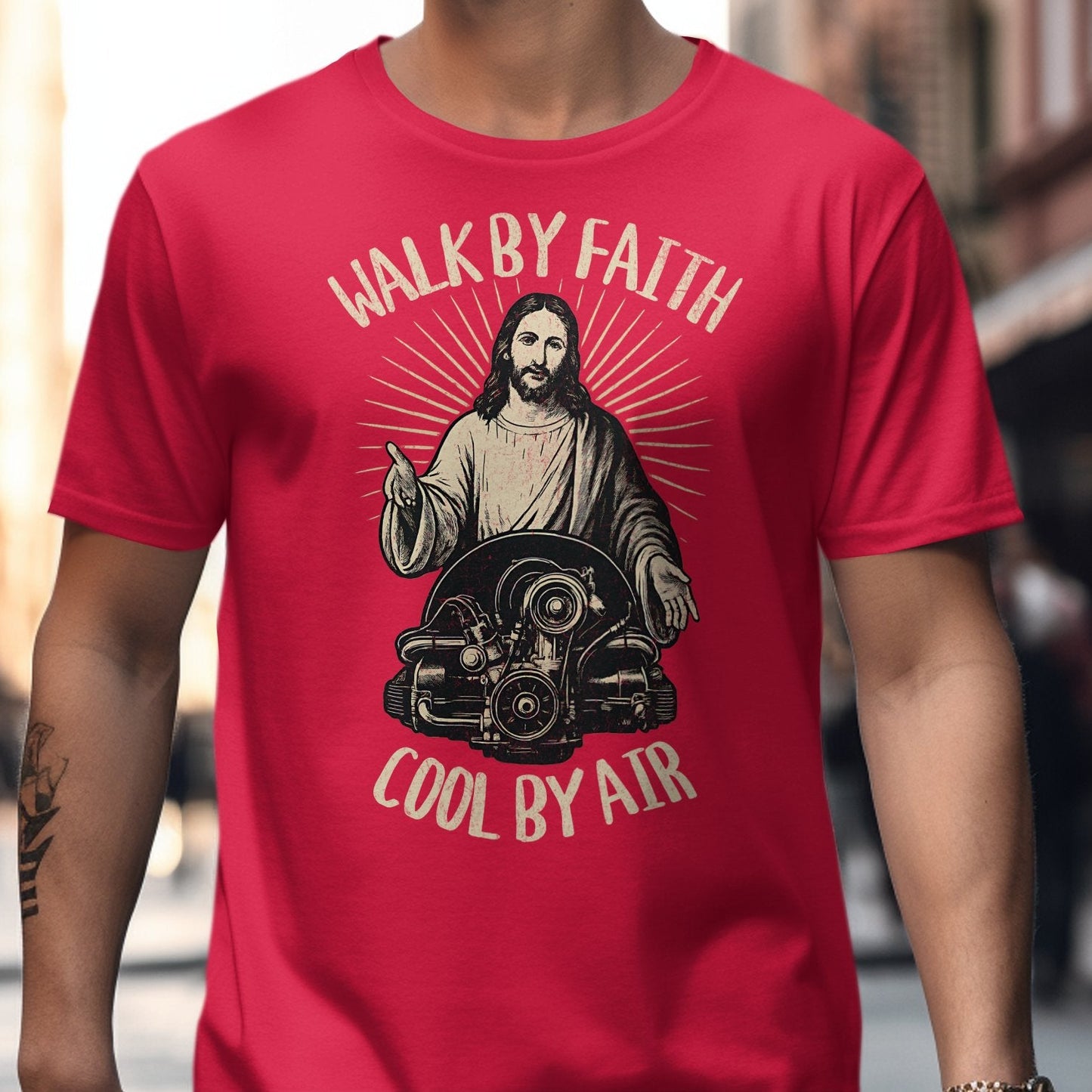 Walk By Faith Cool By Air Graphic T-Shirt product
